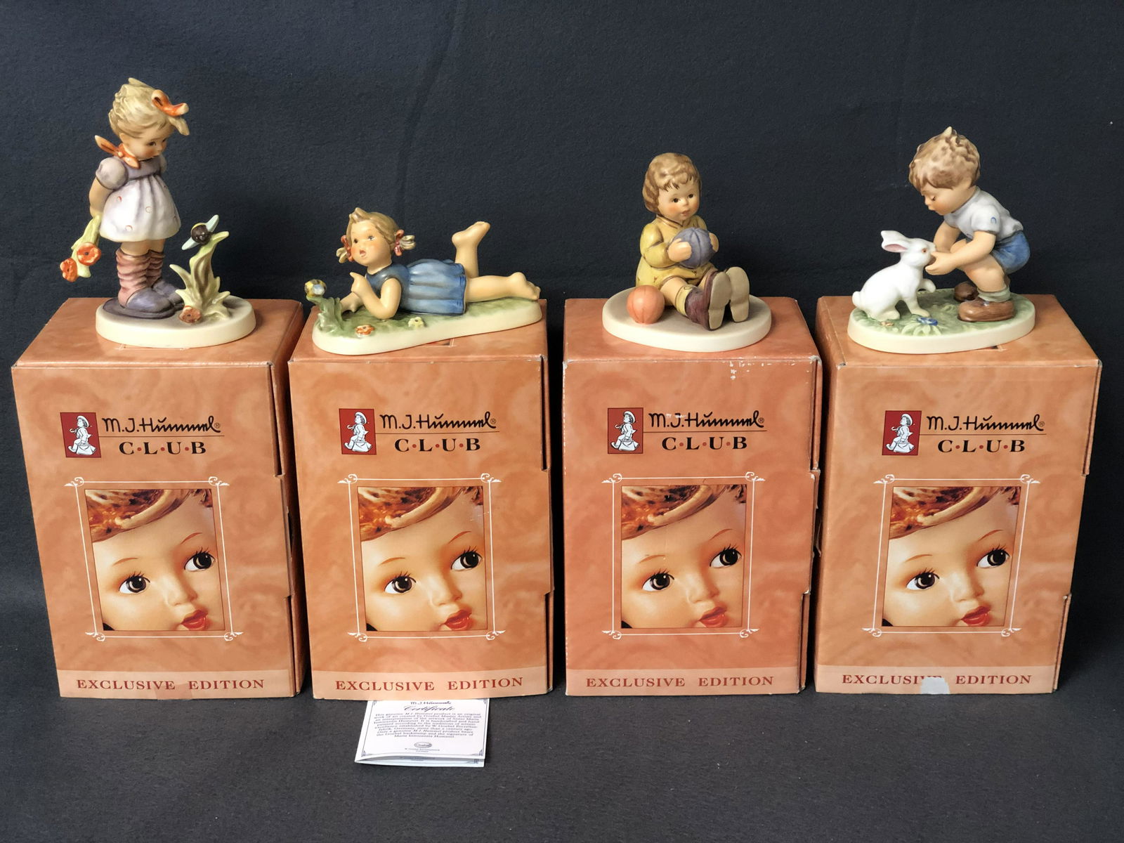 4 Goebel Hummel Exclusive Edition Figures - All w/ (1 of 7)