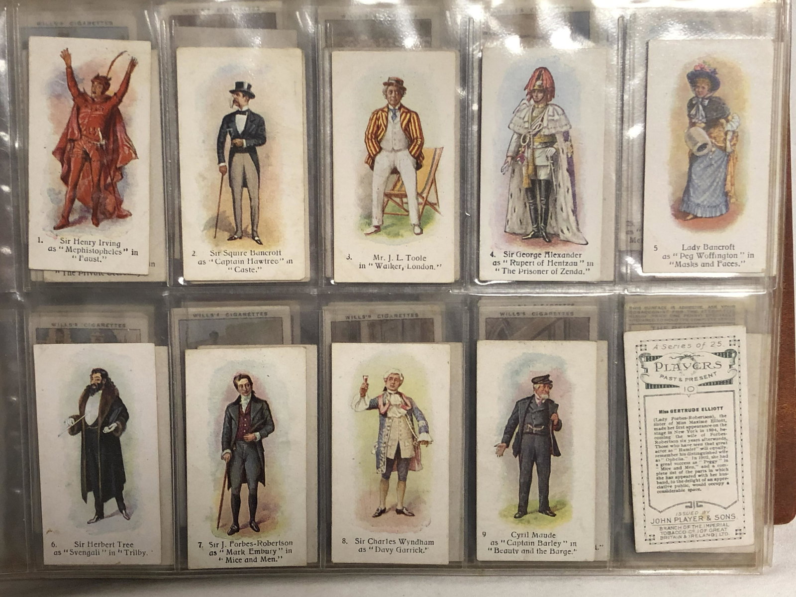 Sets of Antique Tobacco Cards in Album - 1916 Past & (1 of 10)