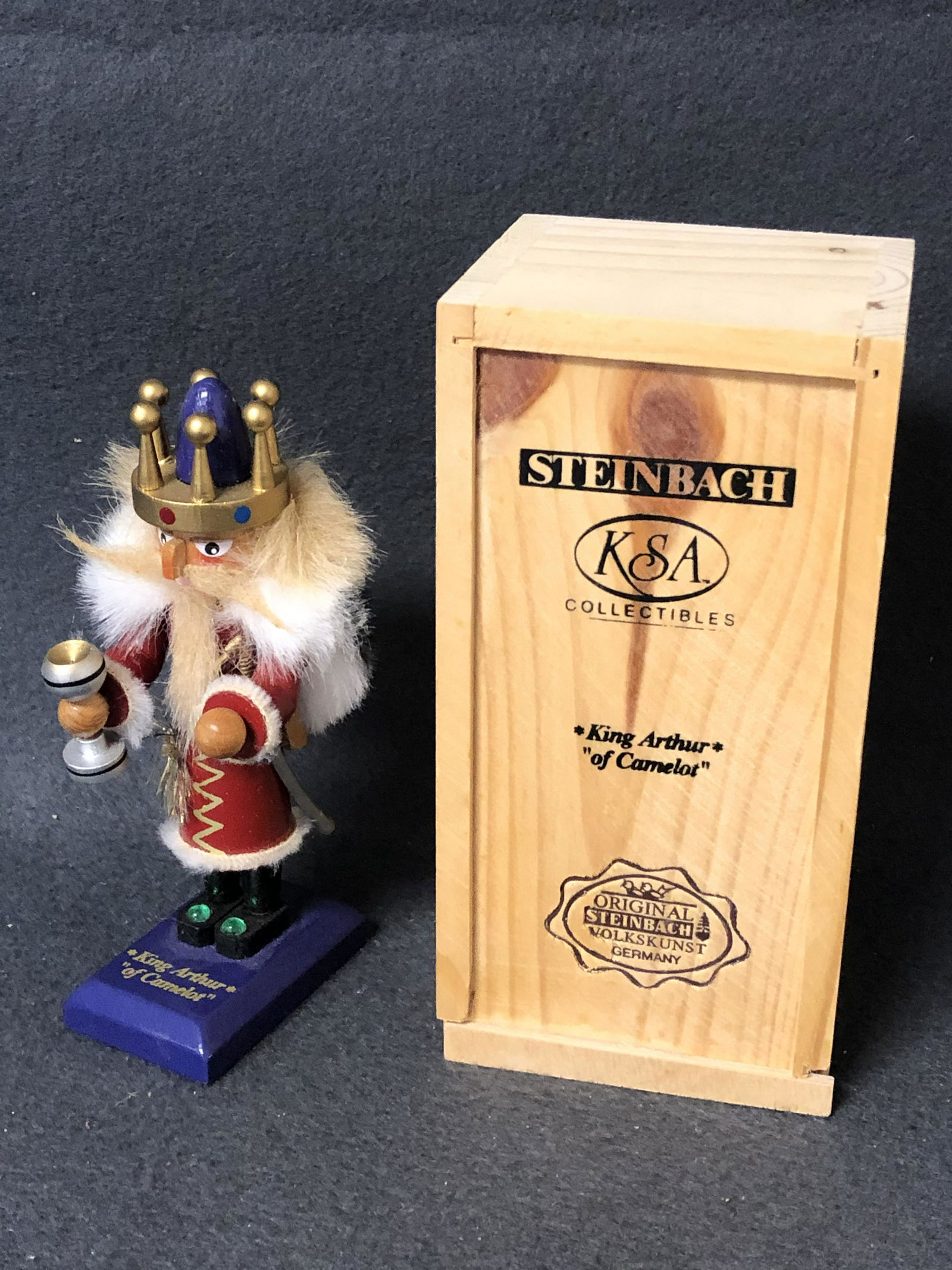Signed Steinbach Mini Nutcracker 'Arthur' - Original (1 of 4)