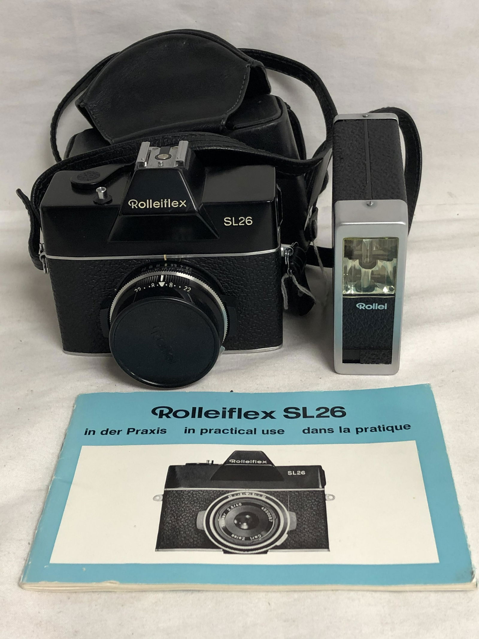 Rolleiflex SL26 Camera w/ Case & Flash - 1968 - 1973 (1 of 3)