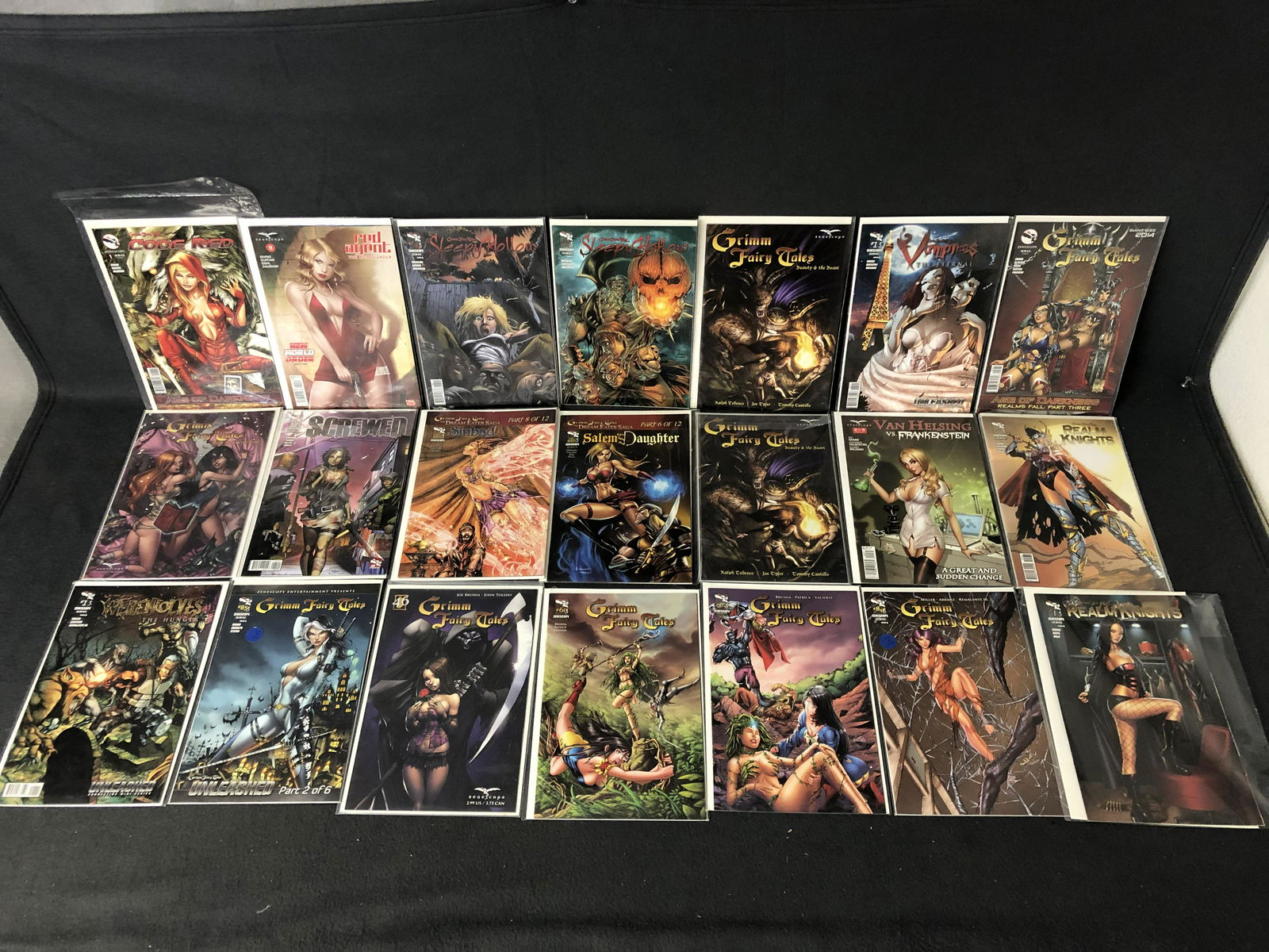 (20)Zenescope Grimm Fairy Tales Adult Comics - Red (1 of 9)