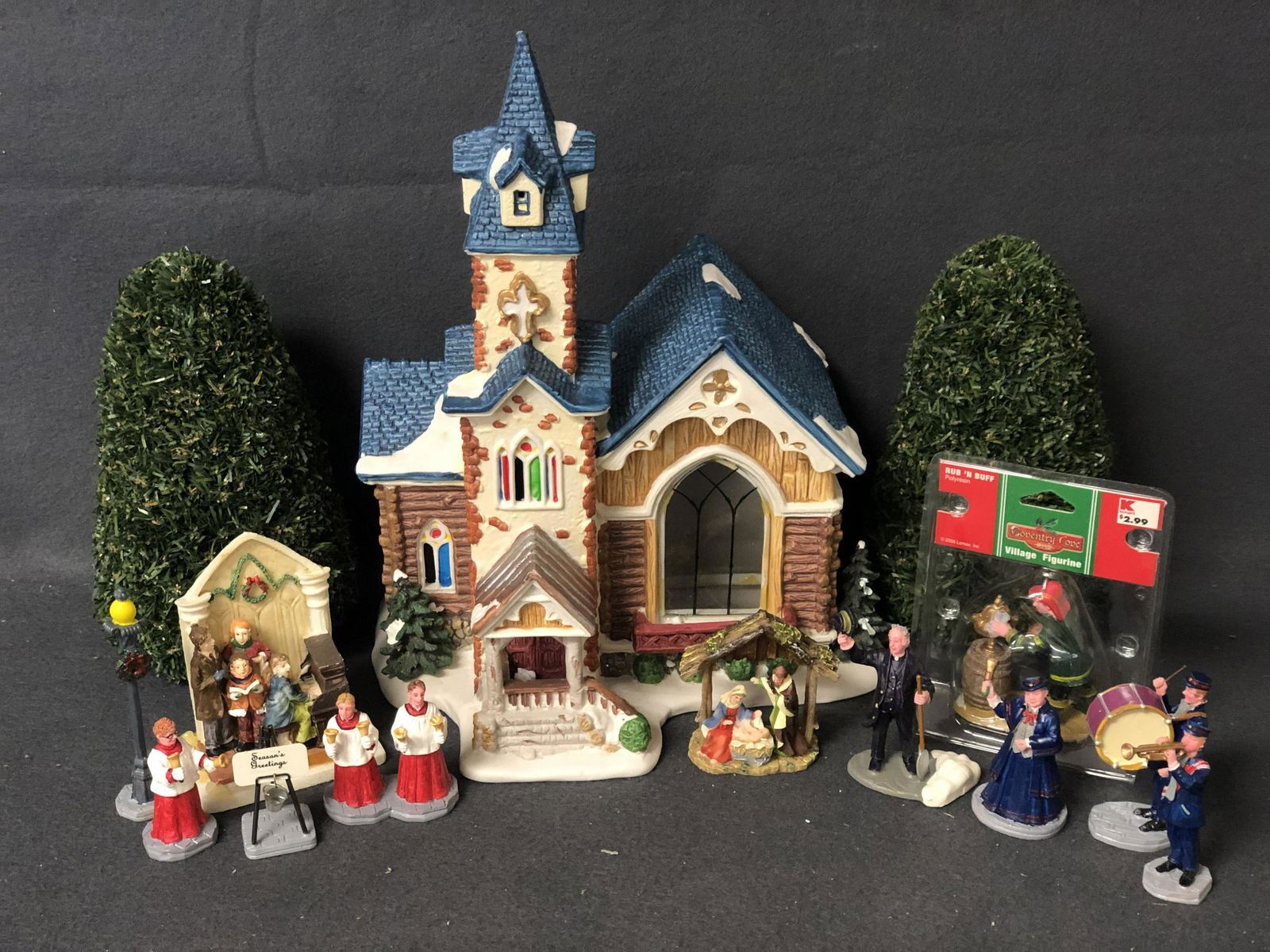 Christmas Miniature Figures + Church (1 of 5)