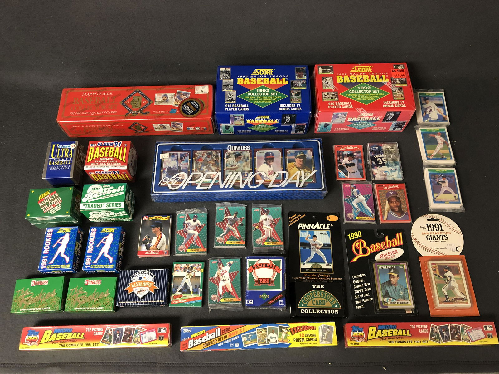 1980s-90s Sealed MLB Trading Cards - Complete Sets & (1 of 7)