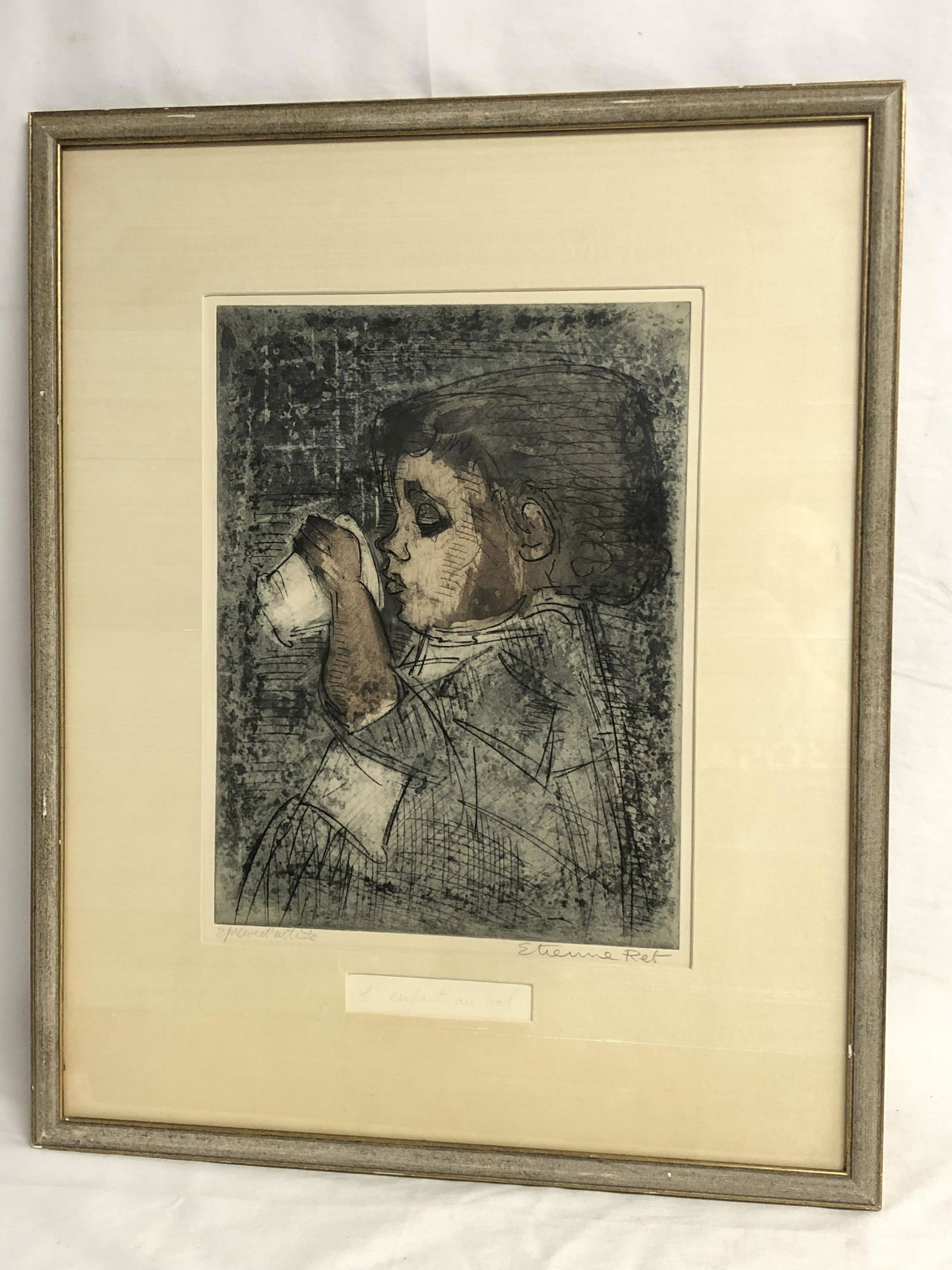 Etienne Ret Signed Artist Proof Etching - Signed & (1 of 5)