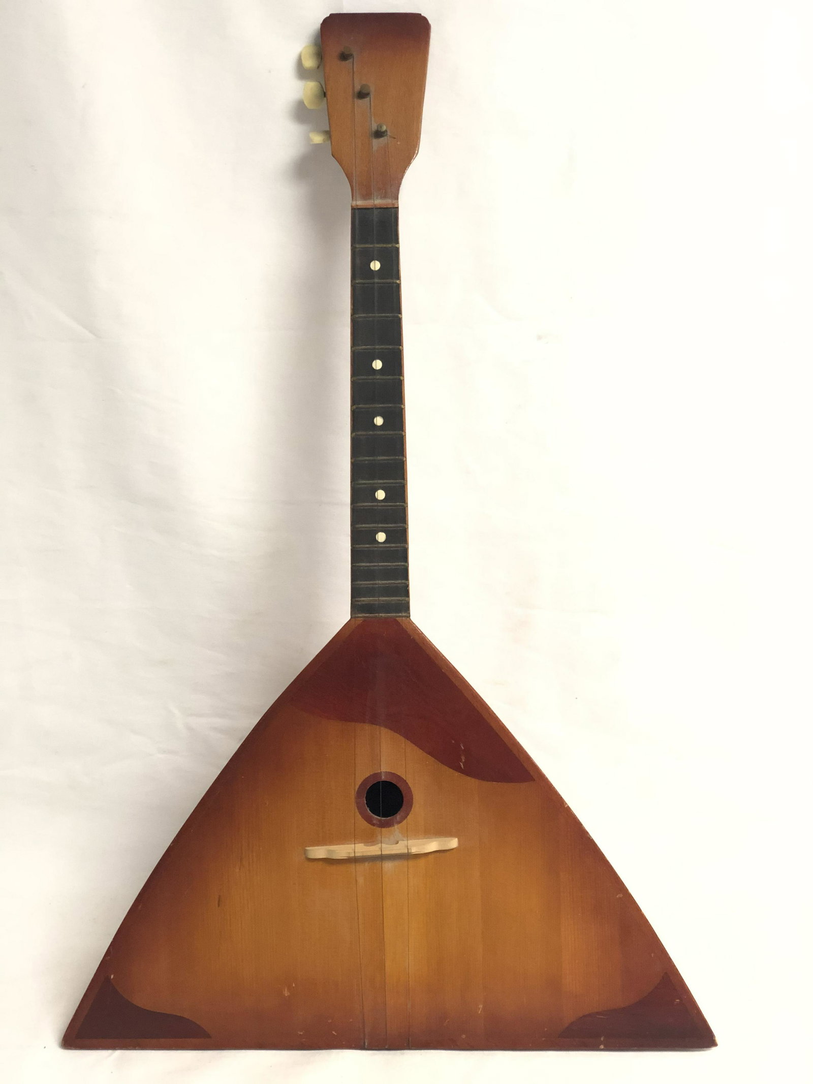 Vtg Russian Balalayka Folk Stringed Instrument - 17'' x (1 of 6)