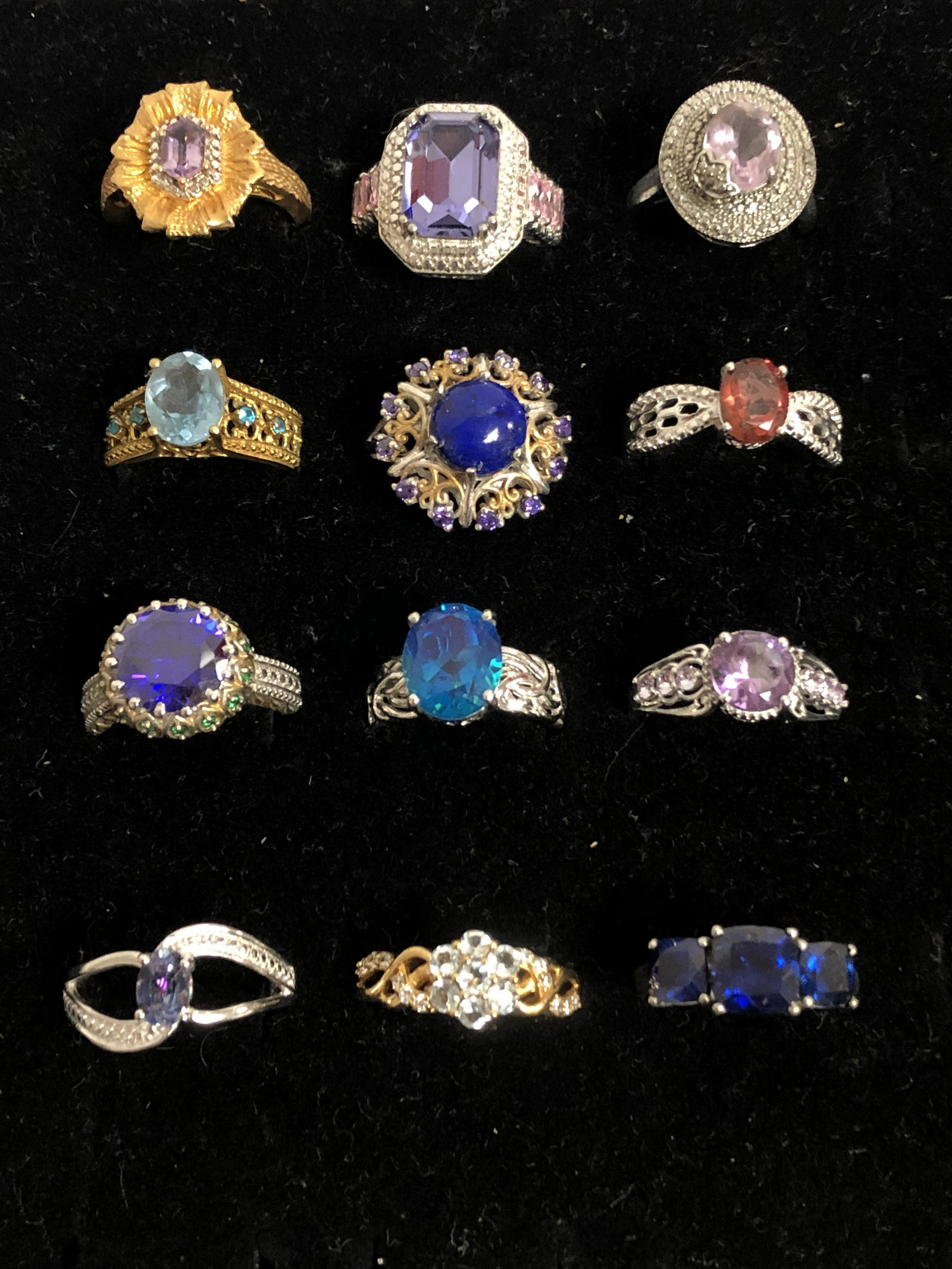 (12)Asst KARIS Designer Rings w/ Various Stones - (1 of 5)