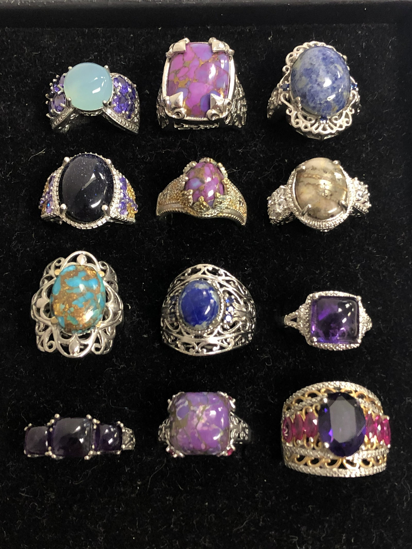 (12)KARIS Designer Rings w/ Various Stones - Asst (1 of 5)