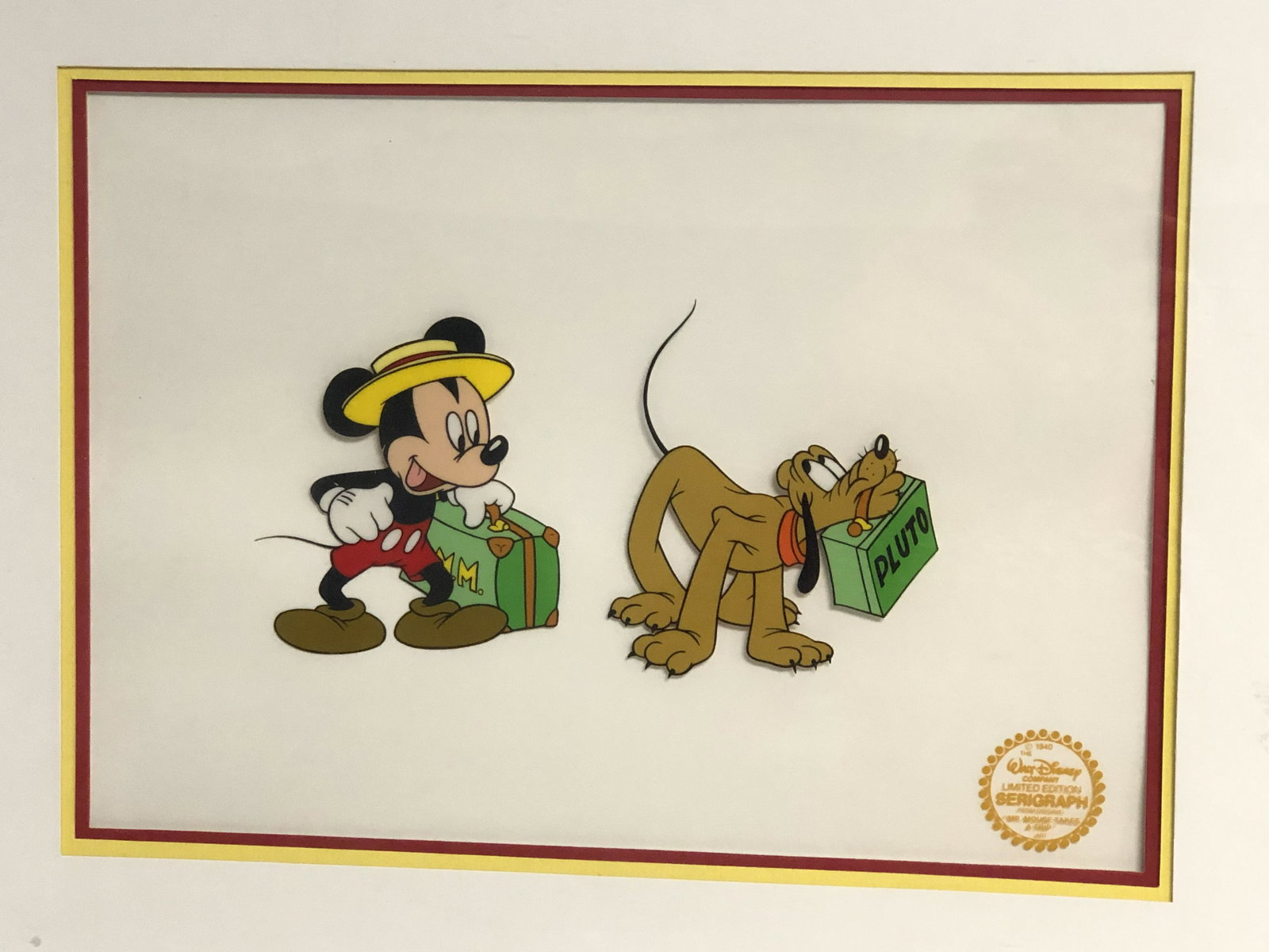 Walt Disney Limited Edition Mickey Serigraph - (1 of 4)