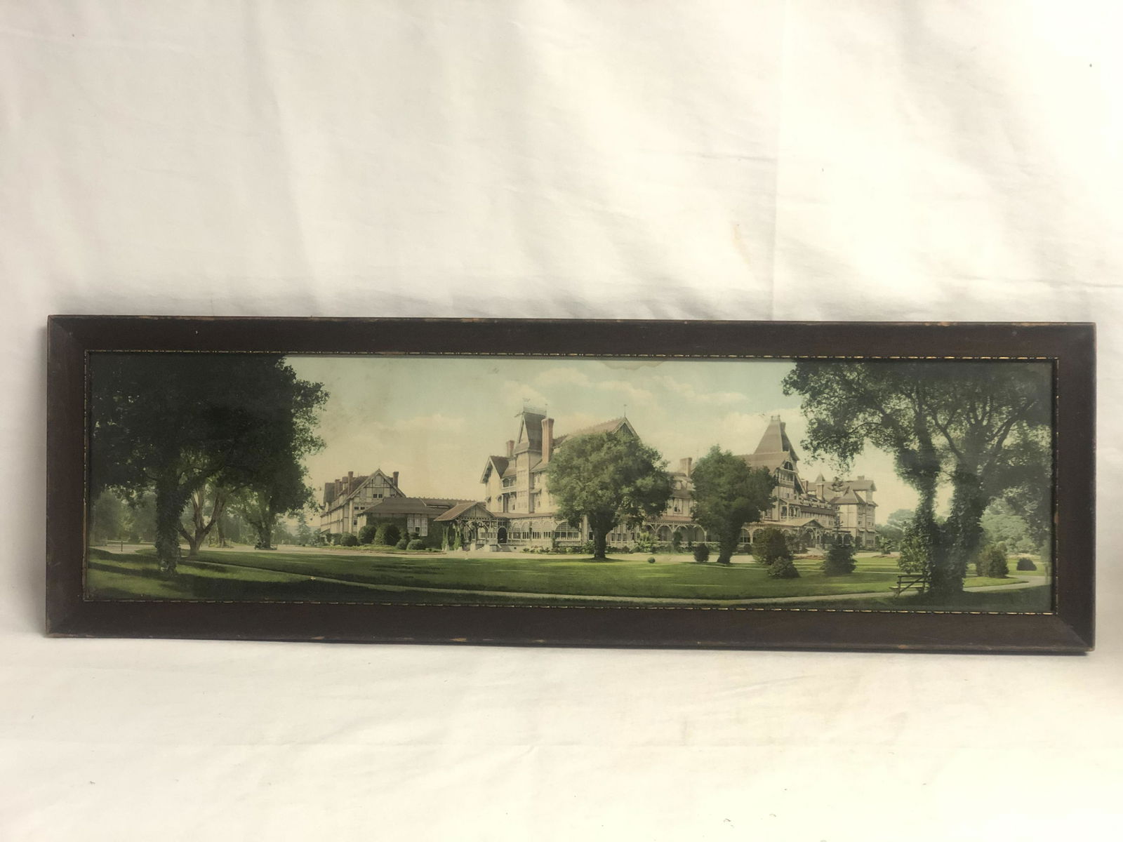 Early Hotel Del Monte Monterey Print - Atq Wooden Frame (1 of 5)
