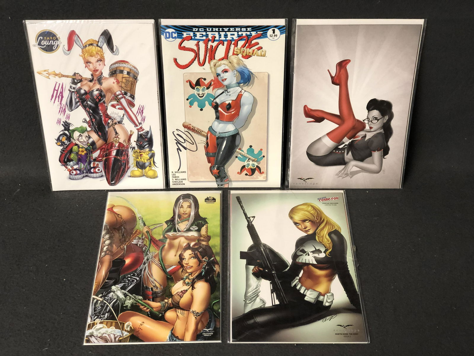 (5)Adult Comics, Suicide Squad Rebirth Signed - DC (1 of 8)