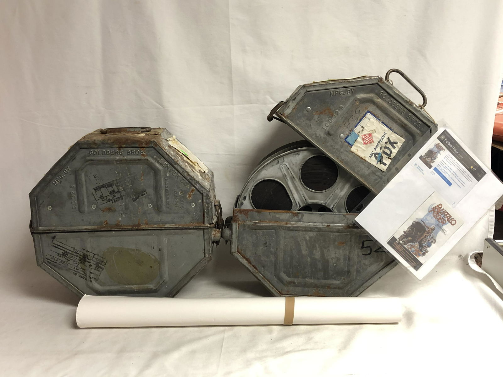 (2)Goldberg Bros Travel Film Cases w/ Reels - (1 of 6)