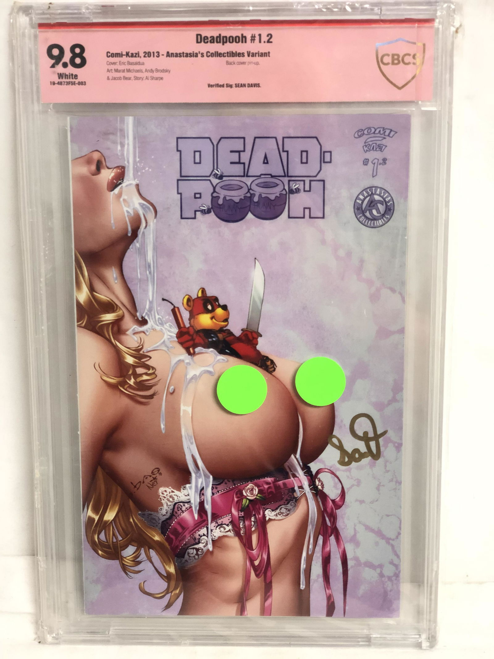 Graded Autographed Graphic Novel 'DeadPooh' - Dead Pooh (1 of 4)