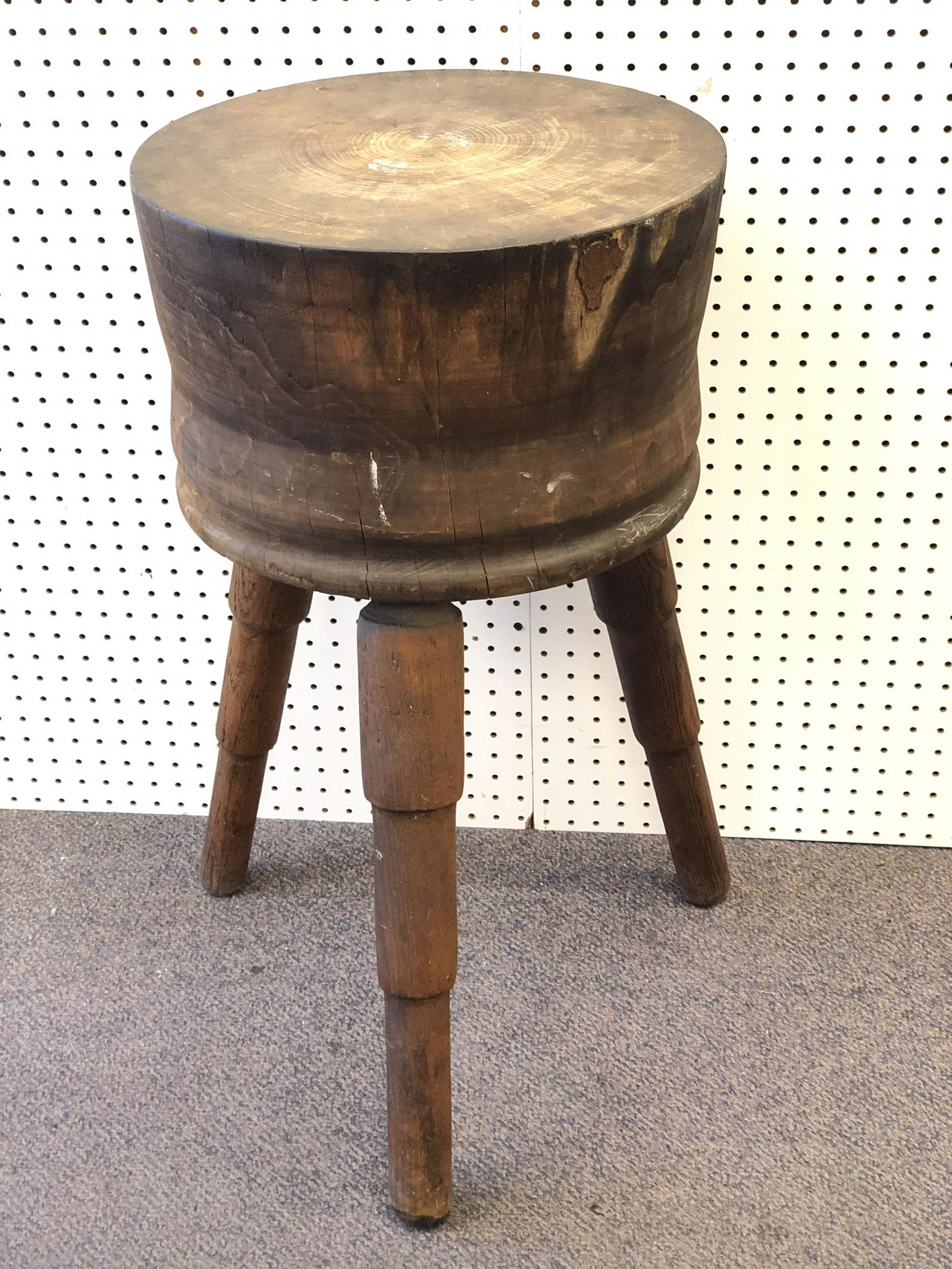 Antique Stump Butcher Block, 16.75'' x 30.75'' - Pick (1 of 3)