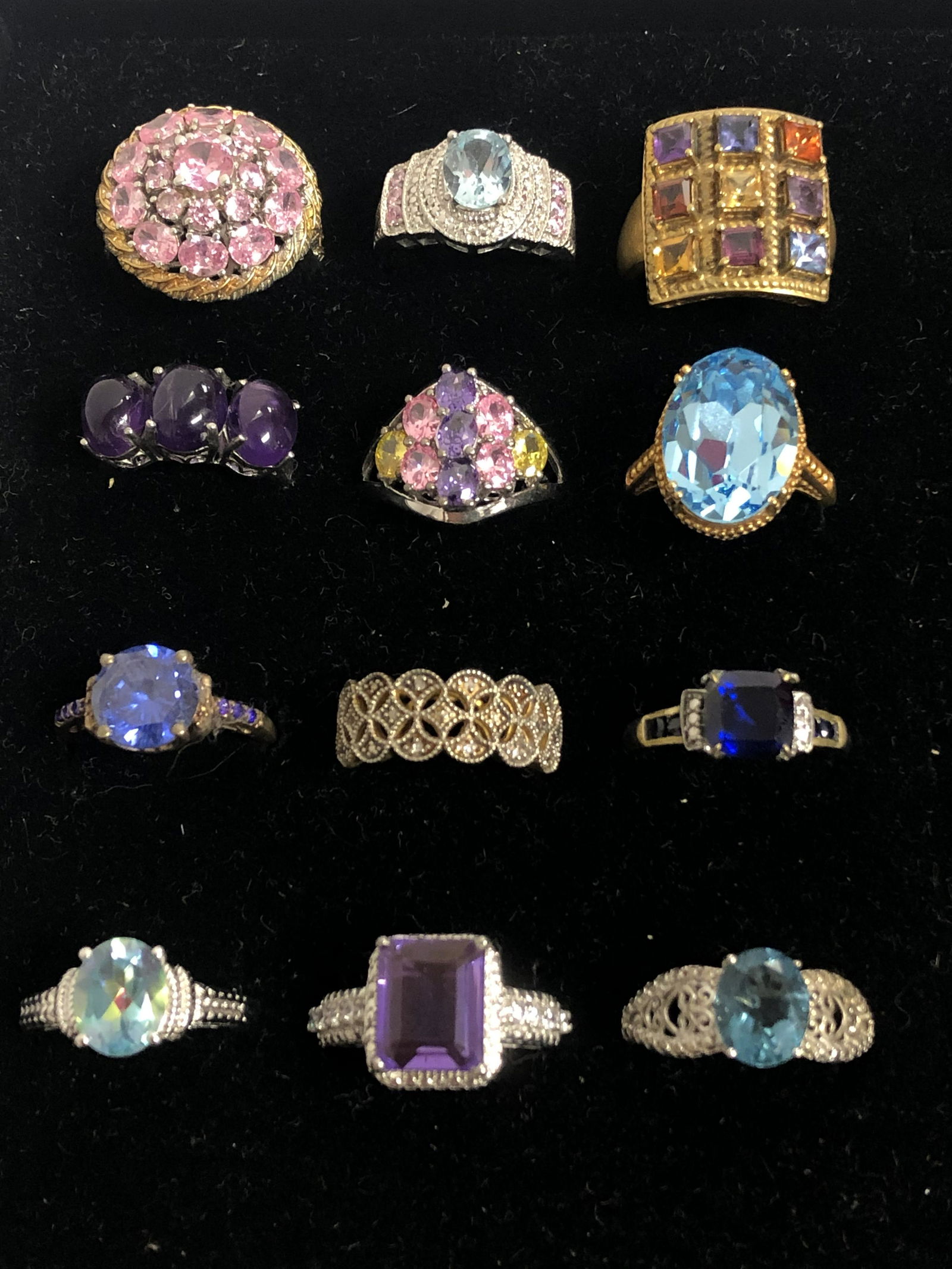 (12)KARIS Designer Rings w/ Various Stones - Asst (1 of 3)