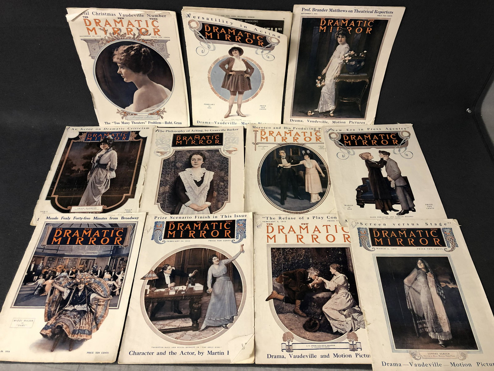 (11)Atq Dramatic Mirror Magazines - 11(1914-1916) Movie (1 of 7)