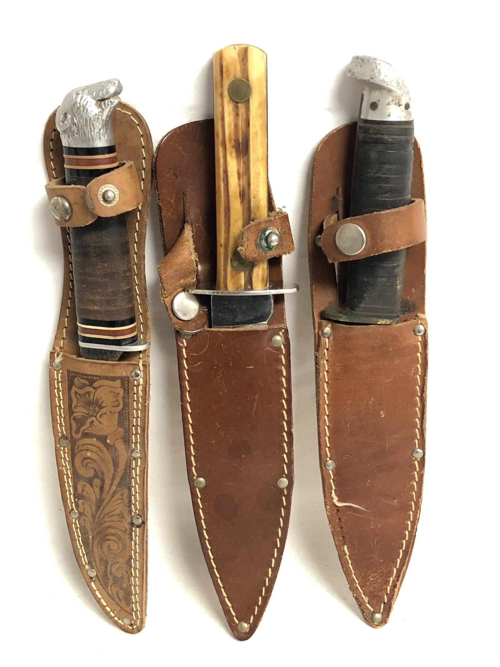 3 Vtg Knives, Schrade Walden,Western,More - Outdoor (1 of 8)
