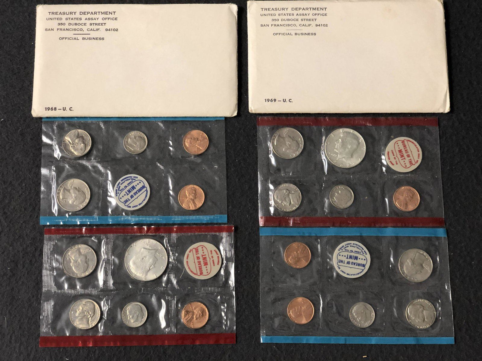 1968/69 U.S. Mint Coin Sets (1 of 5)