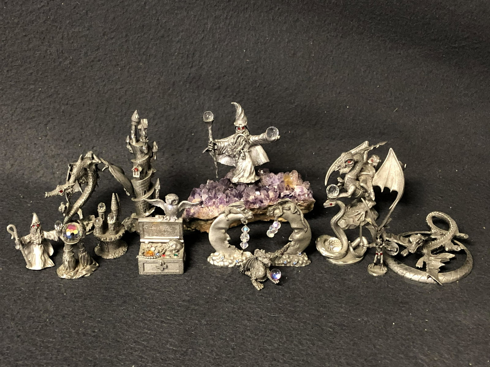 (14)Asst Miniature Pewter Dungeons & Dragons,More -: (14)Asst Miniature Pewter Dungeons & Dragons,More - Wizards, Dragons & More