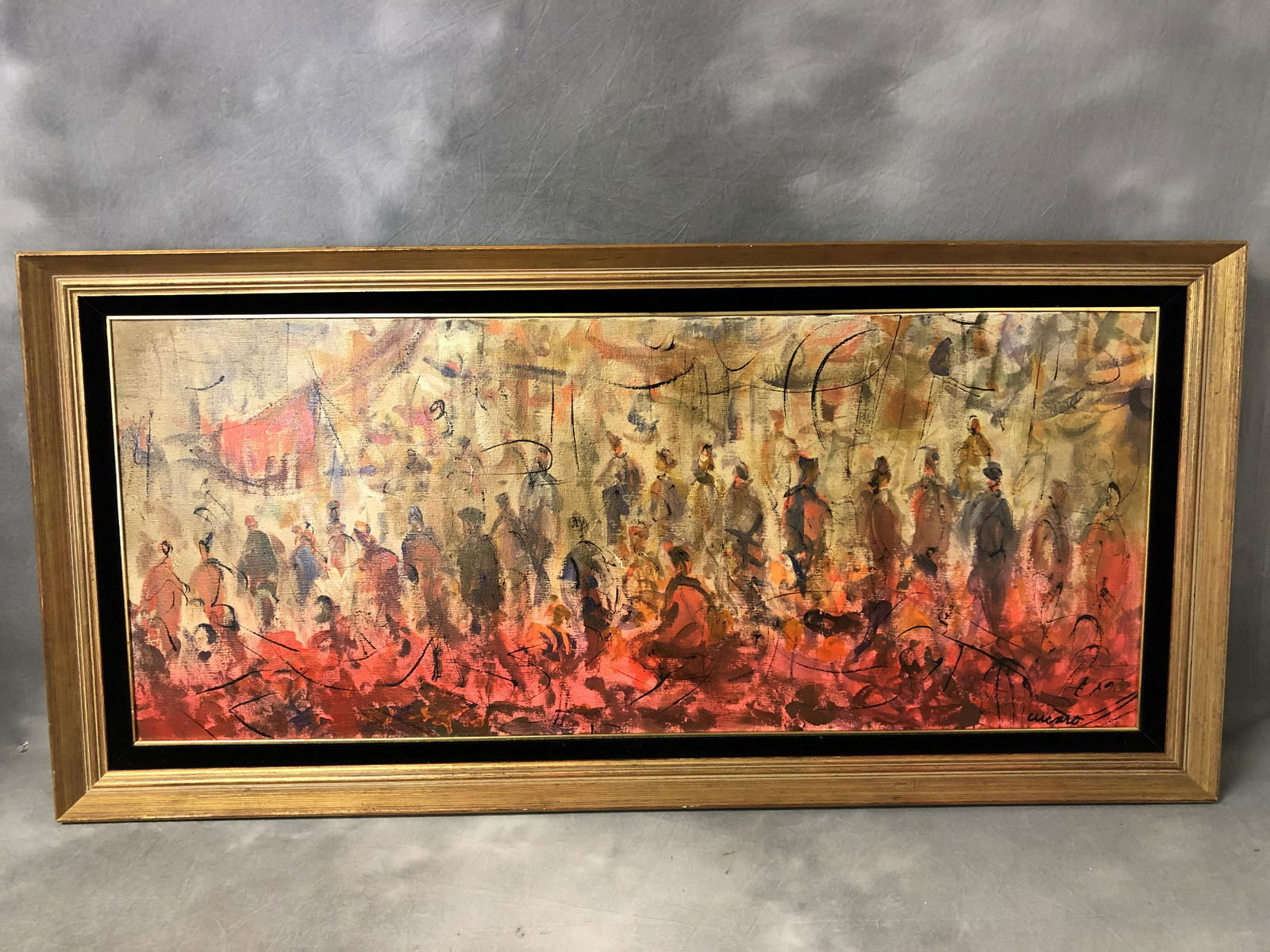 Signed Pascal Cucaro Oil on Canvas - (1915 - 2004) CA (1 of 8)