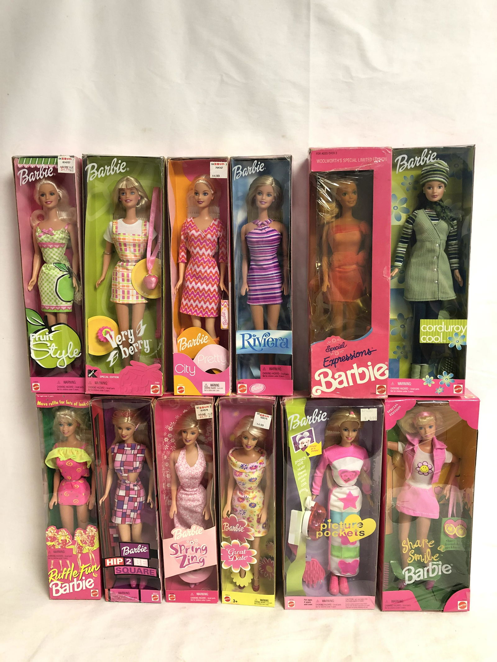 (12)Asst Barbies in Original Boxes - 1990s - 2000s , (1 of 4)