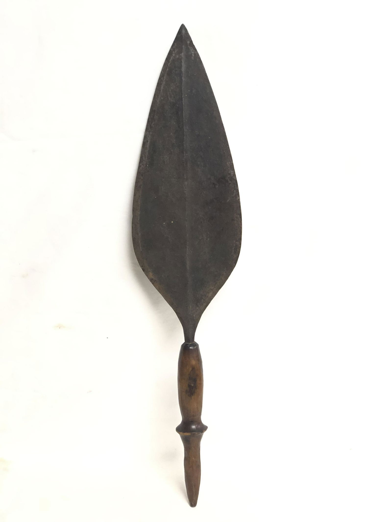 Atq Tribal Kuba Sword w/ Wooden Handle - Overall 22.5'' (1 of 5)