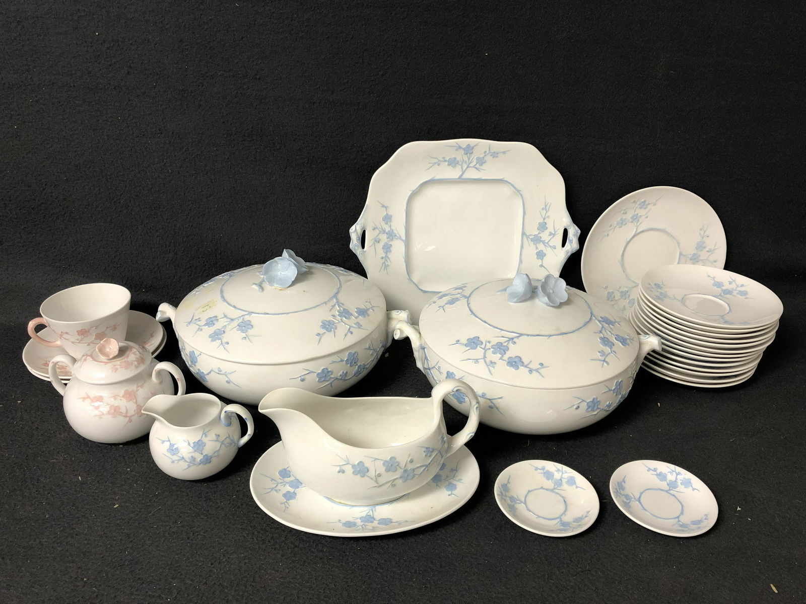 Spode Geisha Pattern China Dishes - (2)Covered (1 of 5)