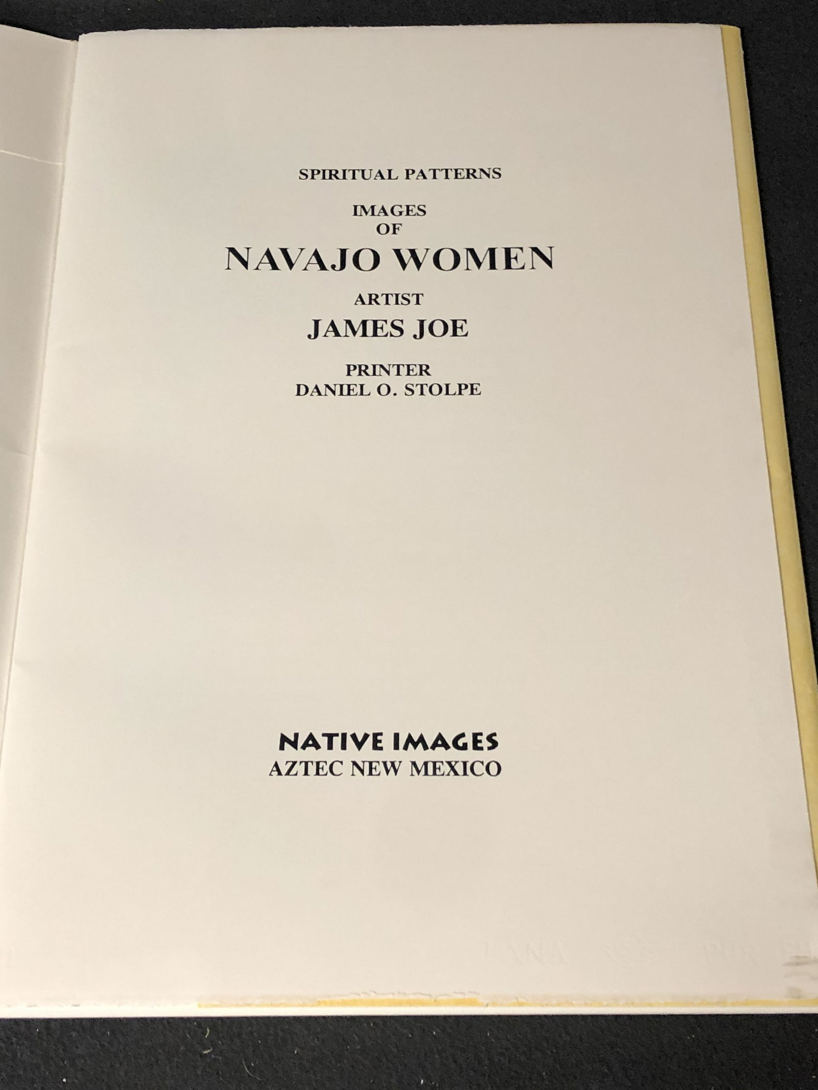 James Joe Navajo Art Portfolio 1/9 Lithographs - (1 of 6)