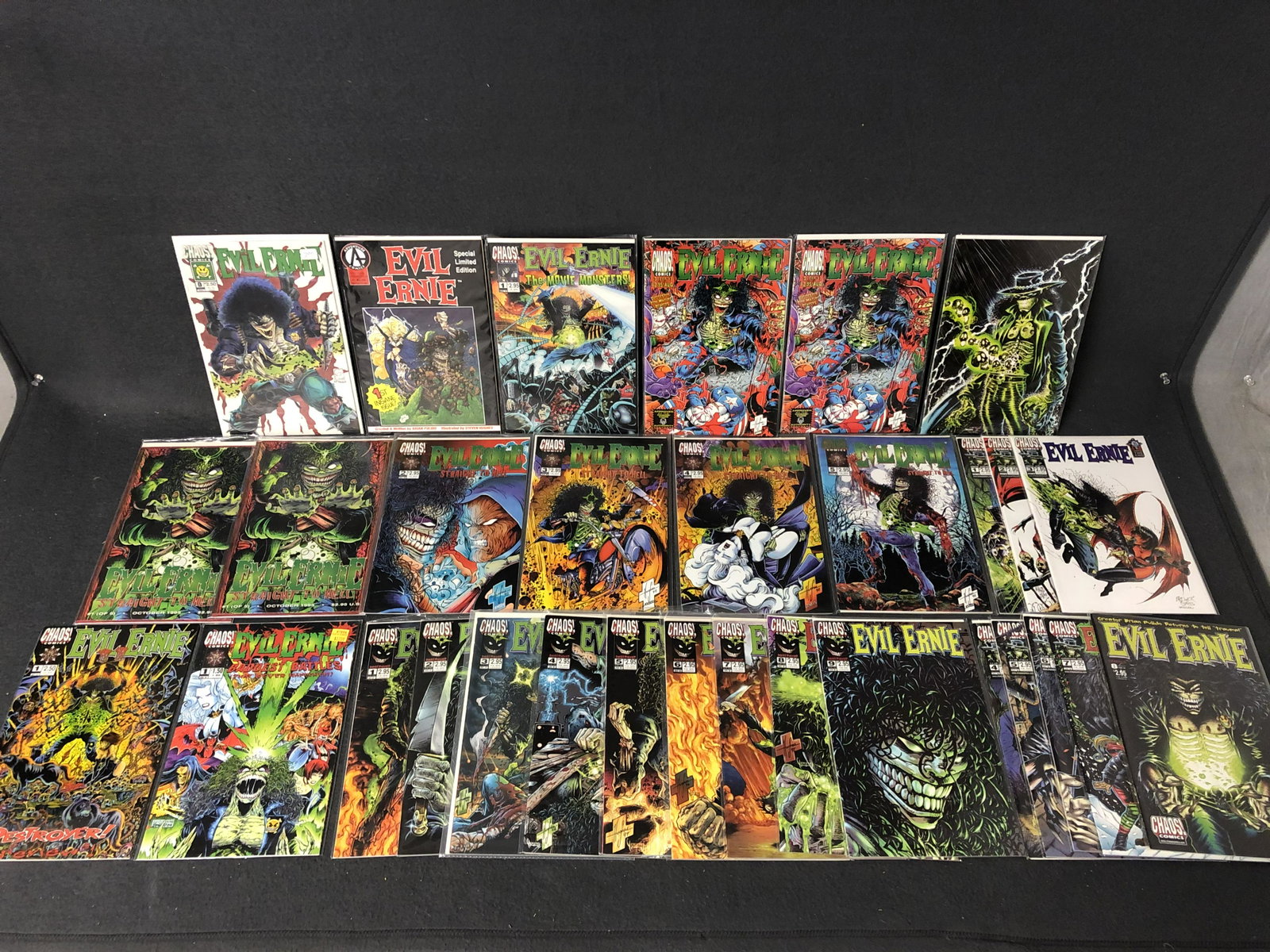 (31)Evil Ernie ComicBooks - Special Limited Edition,: (31)Evil Ernie ComicBooks - Special Limited Edition, #0s, #1s & More