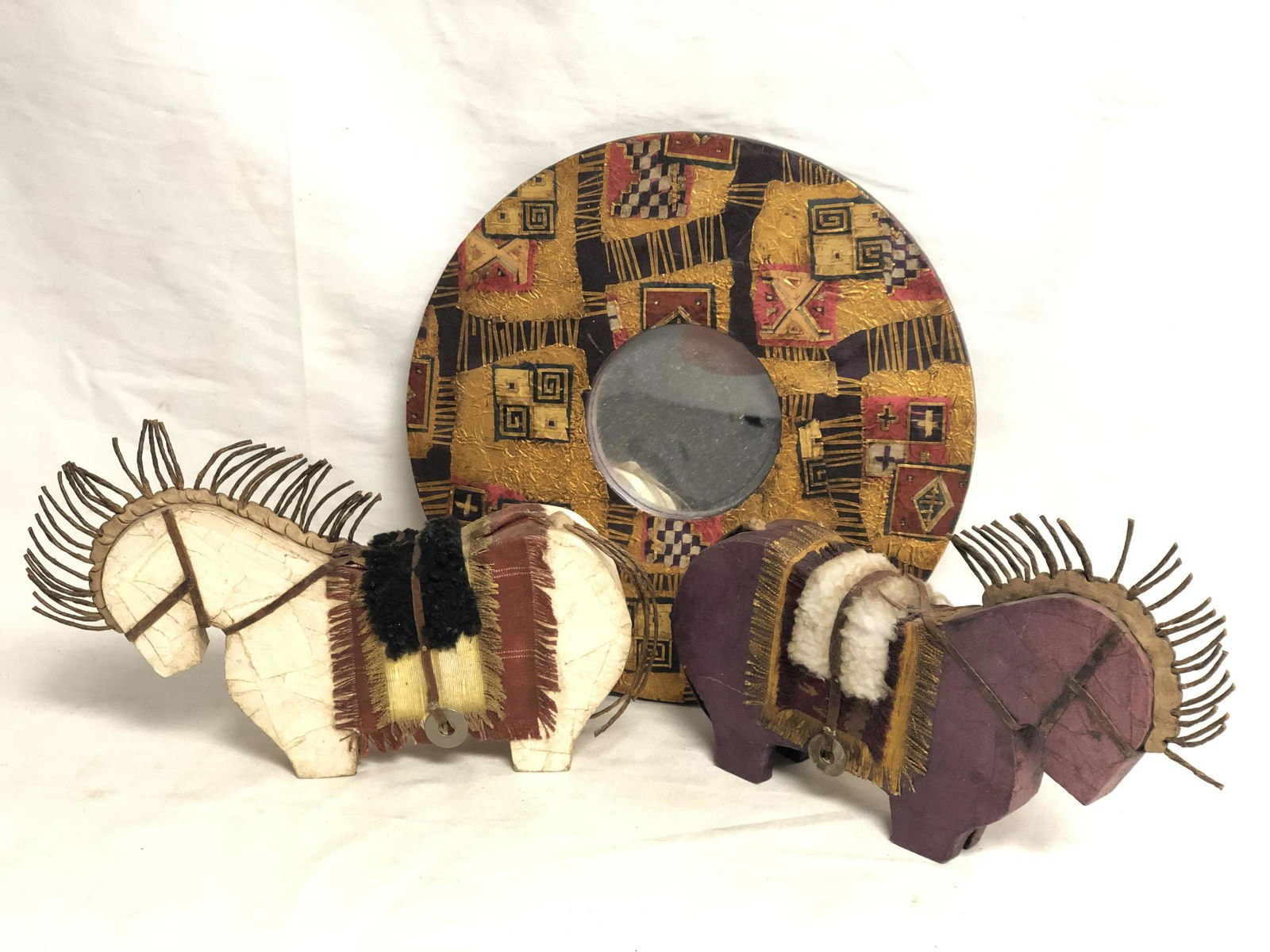 LaPampa Argentine Horses & Mirror - Mirror 11.75'' (1 of 6)