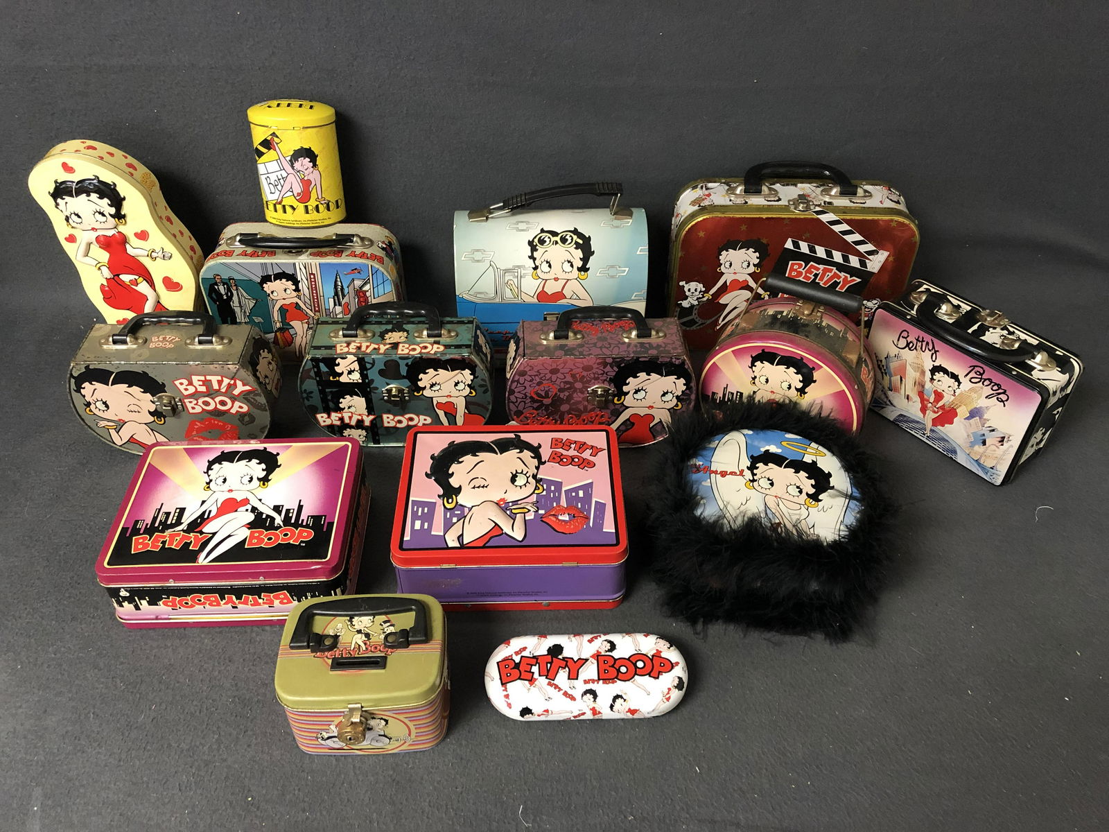 (15)Asst Betty Boop Tins / Lunch Pails - Various Sizes (1 of 9)