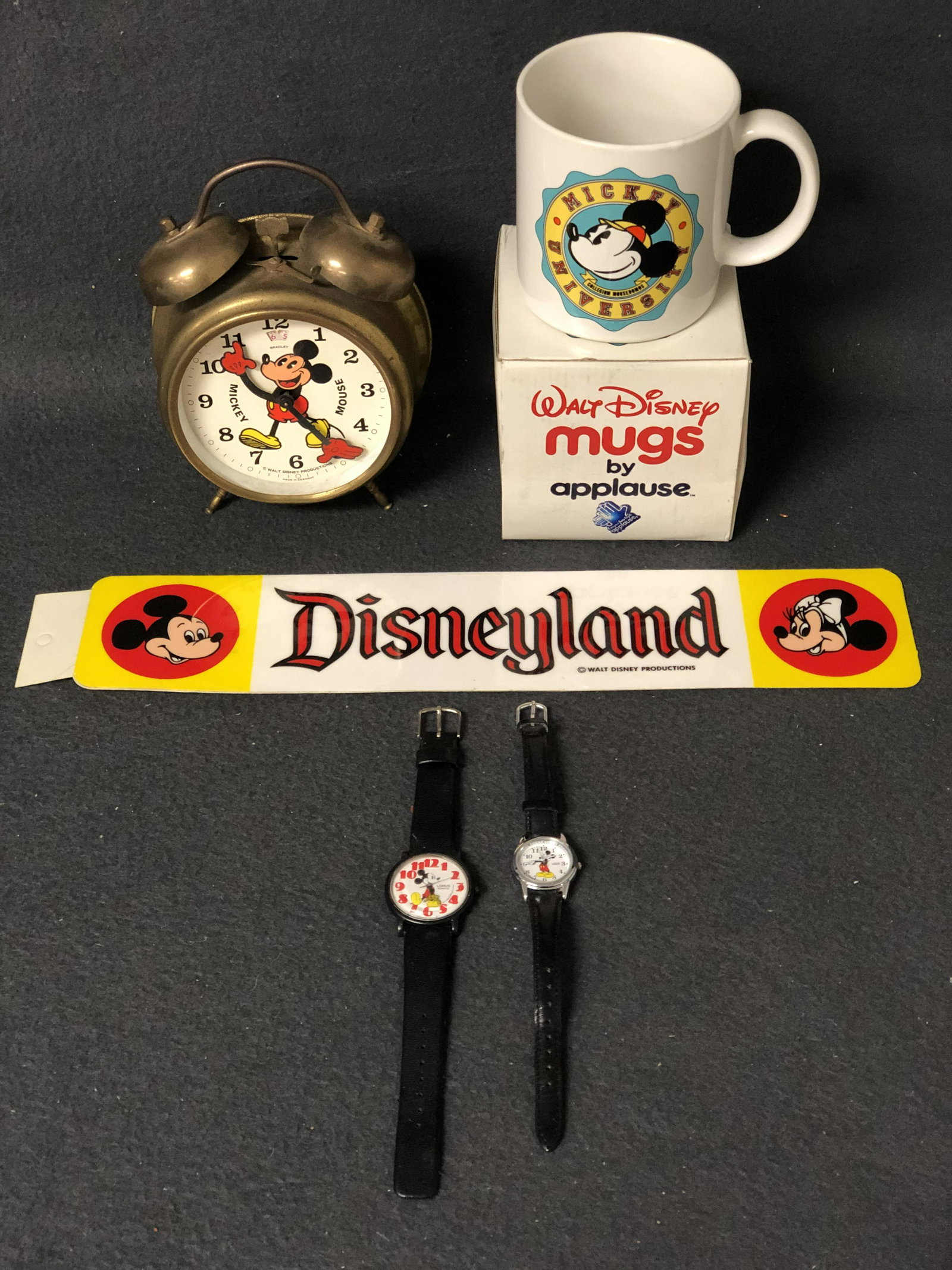 Asst Disney Items, Watches, Clock - Clock Missing: Asst Disney Items, Watches, Clock - Clock Missing Crystal