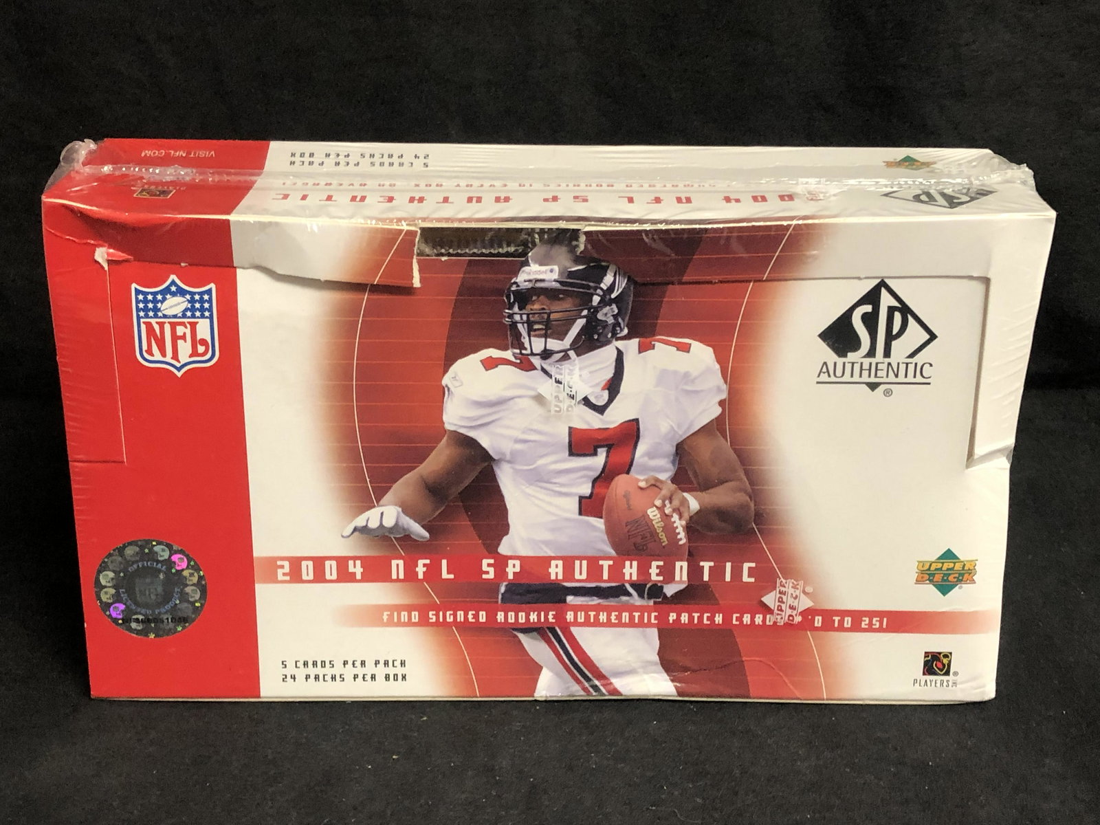 Sealed 2004 NFL SP Authentic Hobby Box - Factory Sealed UpperDeck SP Authentic Box w/ (24)Packs / (1 of 3)