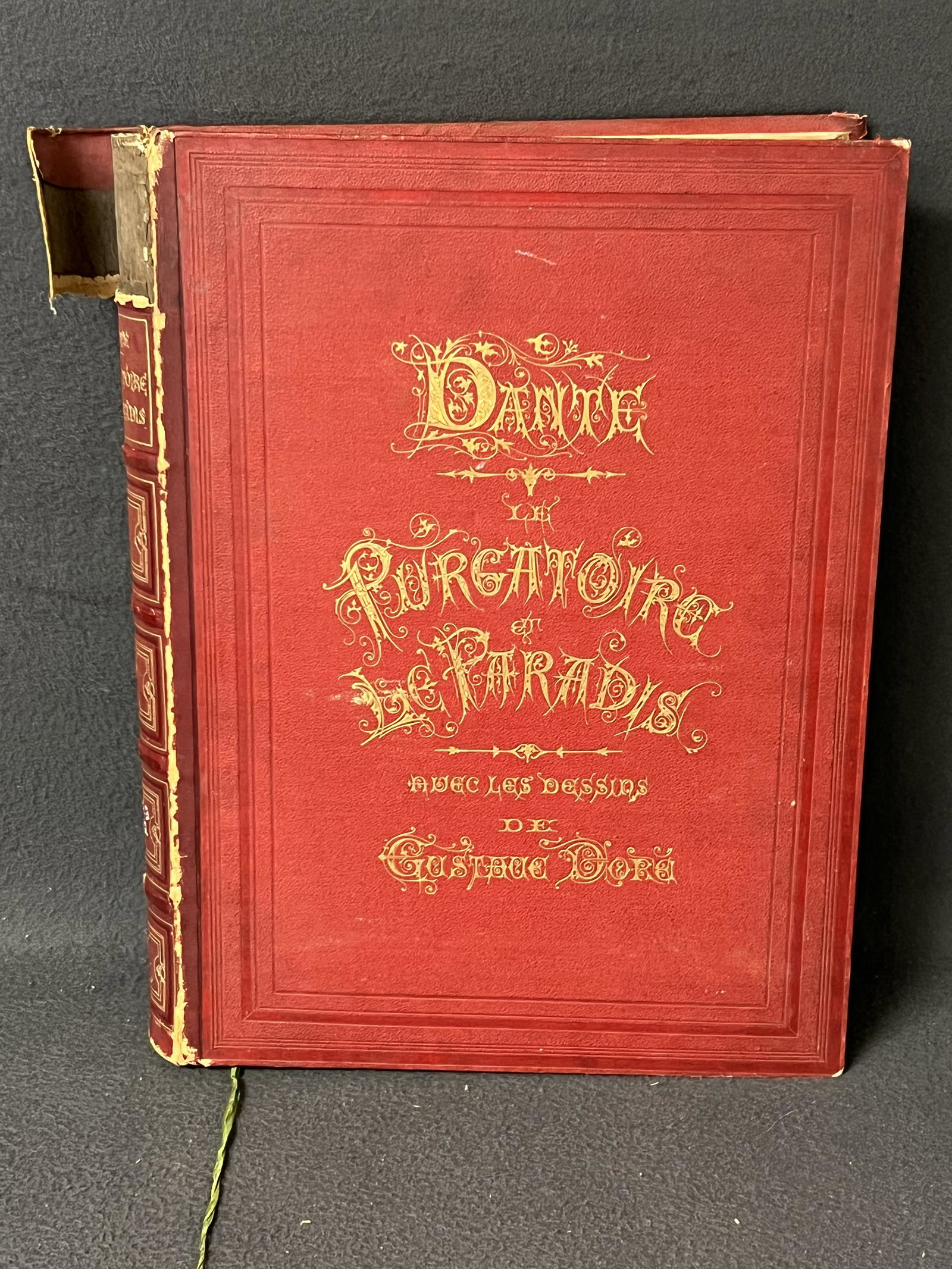 Leatherbound 1872 Gustave Dore Le Purgatoire Book, Donta LaPerga Vol.1 (1 of 14)