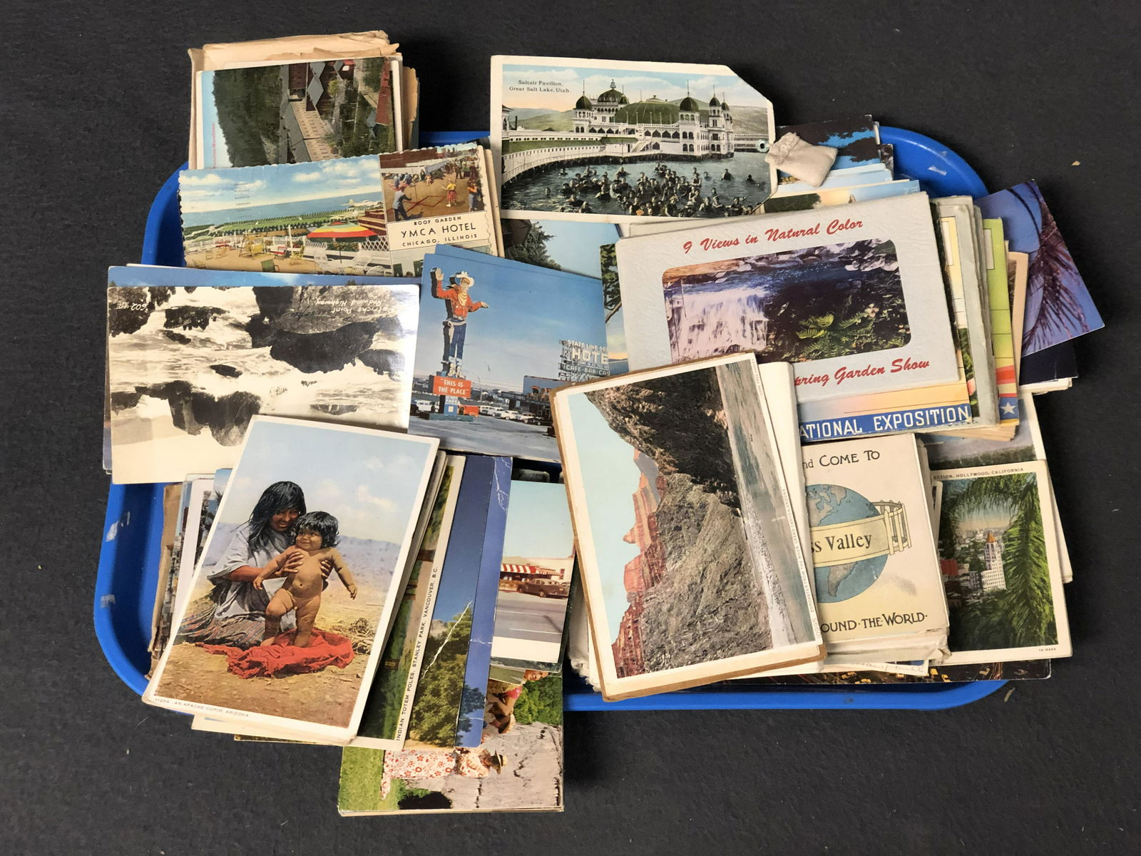 100+ Vtg Postcards- Tahoe, Monterey,Hawaii,More - Arizona, Native American, Architecture, Reno, Palo (1 of 10)