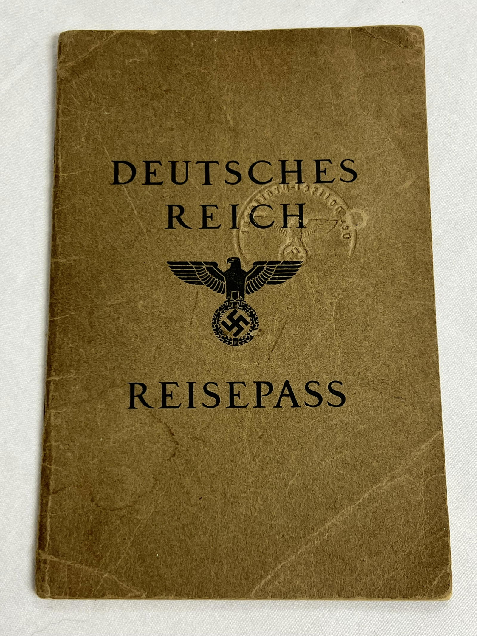 1939 German Railway Secretary Passport 'Schlaf' - Anton Schlaf Passport w/ Photo (1 of 8)