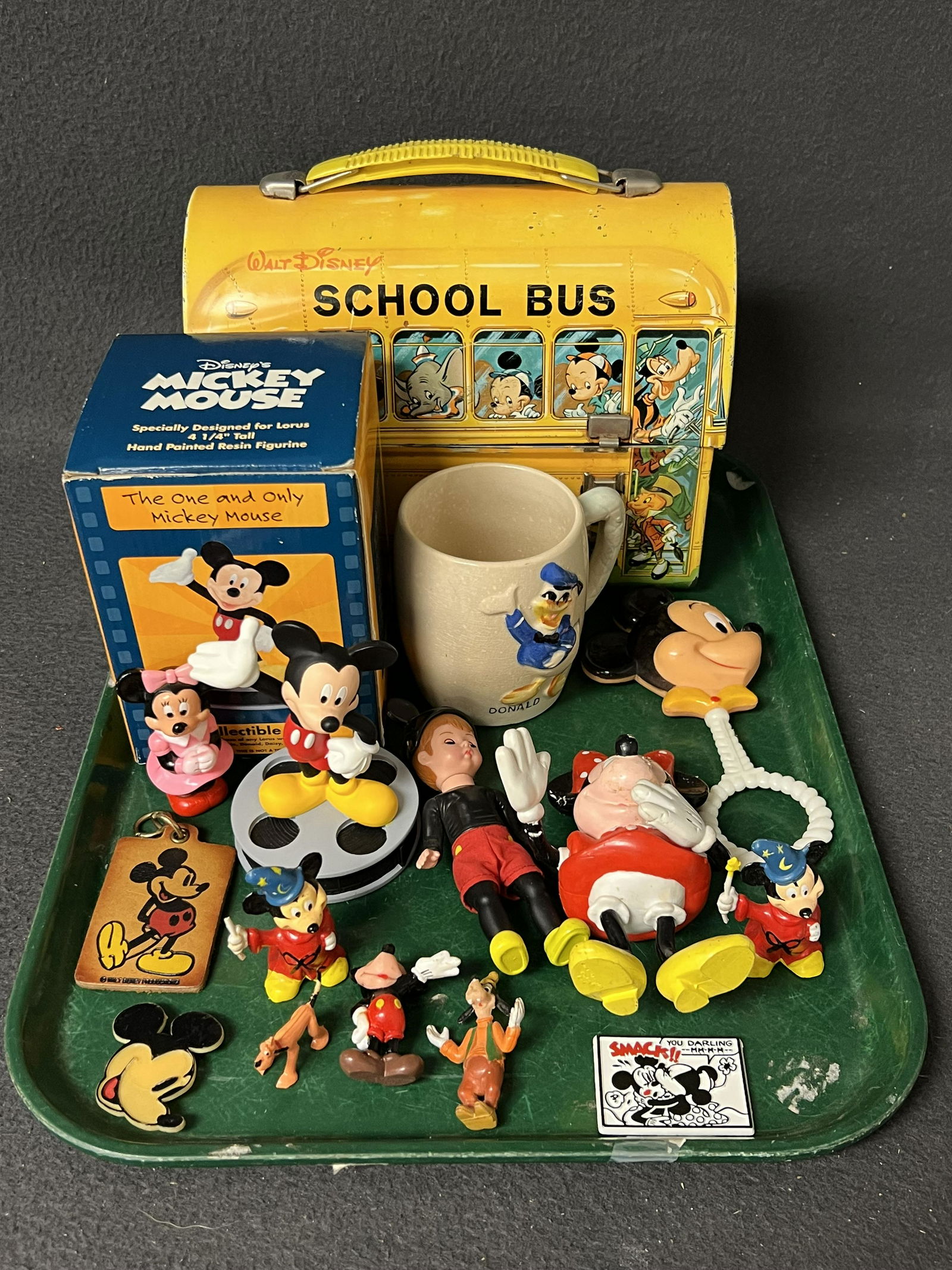 Asst Disney Items, Bus LunchBox, Mug, Figures (1 of 4)