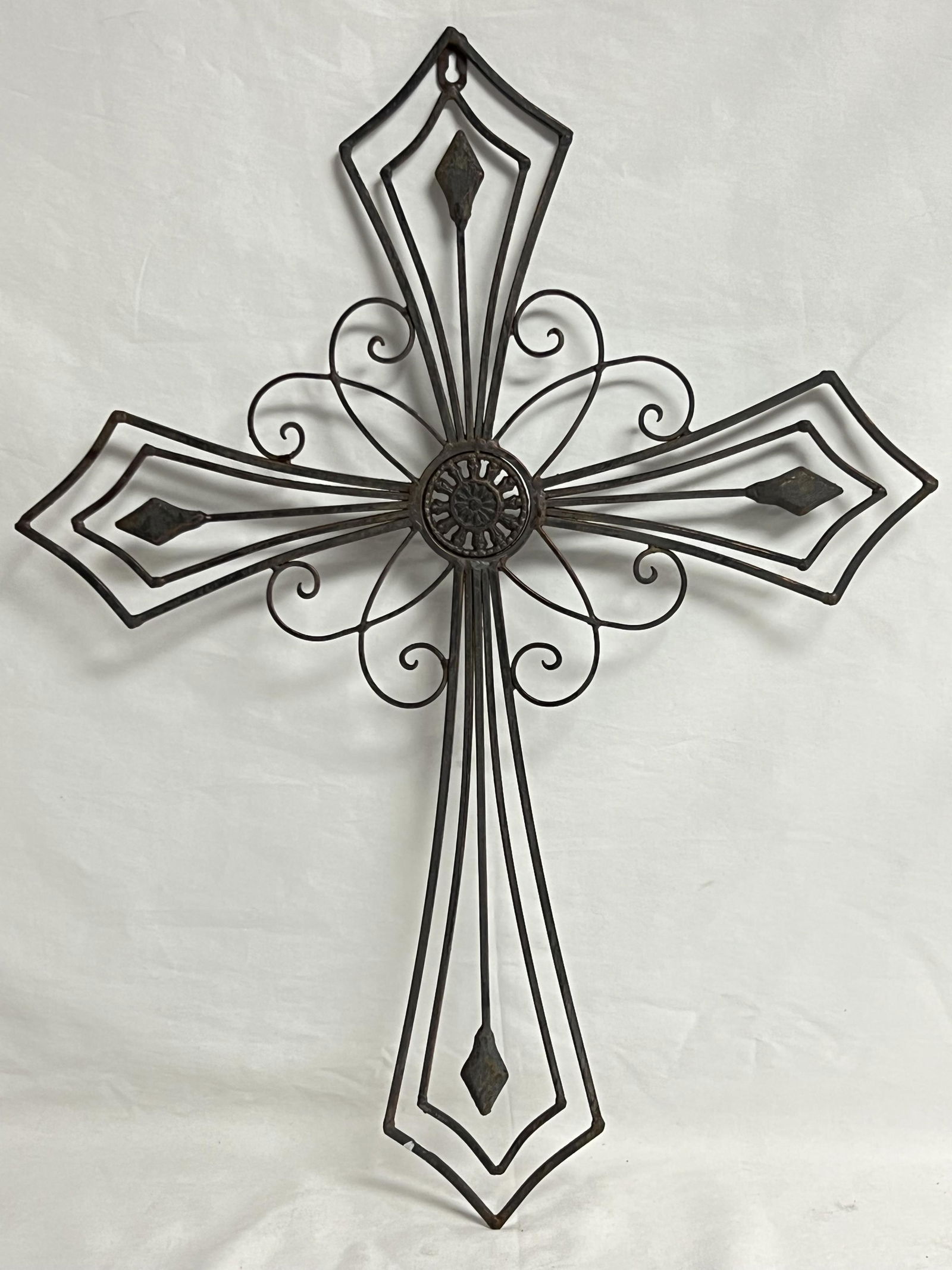 Metal Decorative Cross, 20.5'' x 27'' (1 of 1)