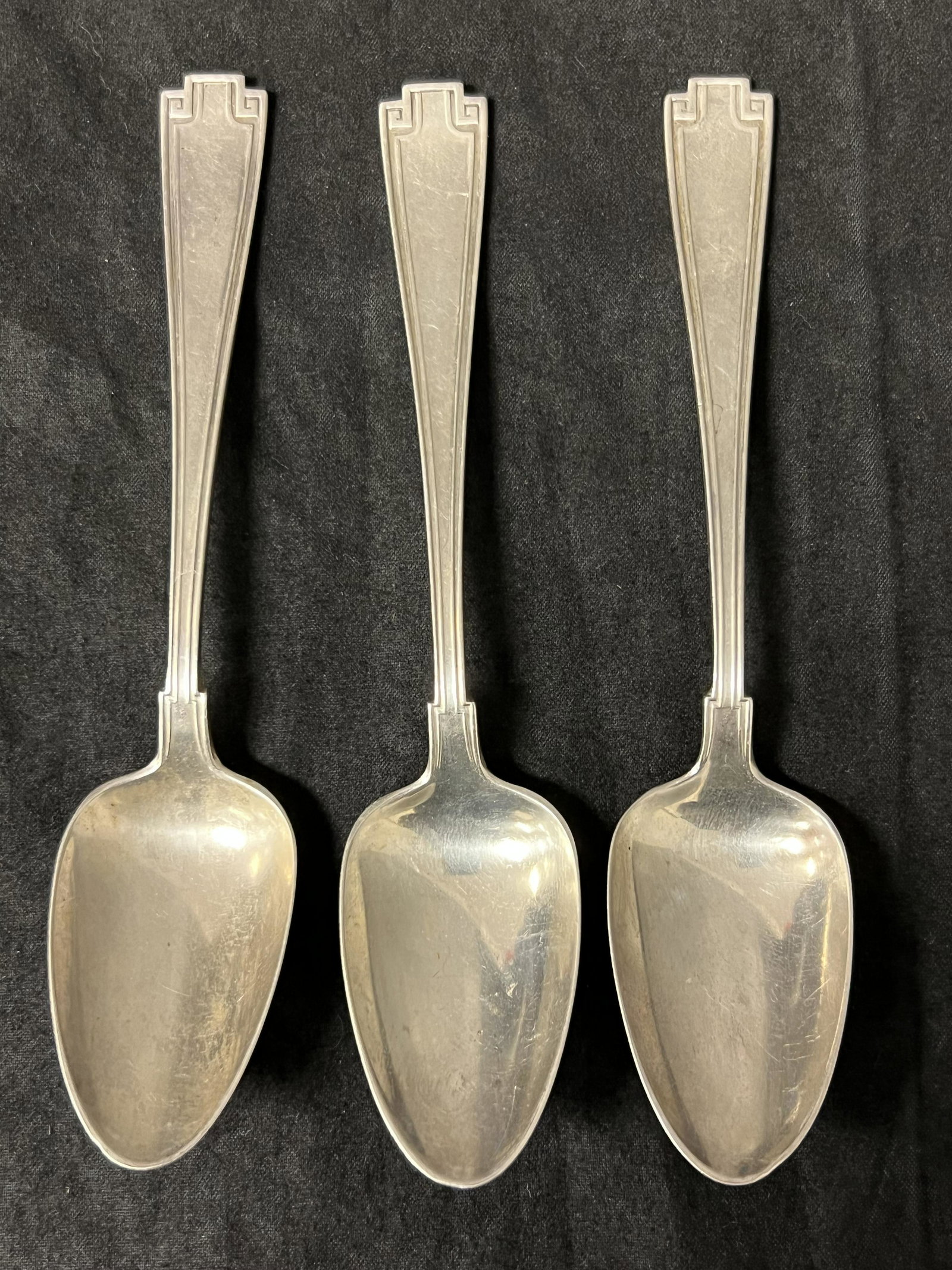 (3)Atq Sterling Silver Spoons Gorham, 76g Total - Teaspoons 'Etruscan' Pattern - Solid Sterling (1 of 3)