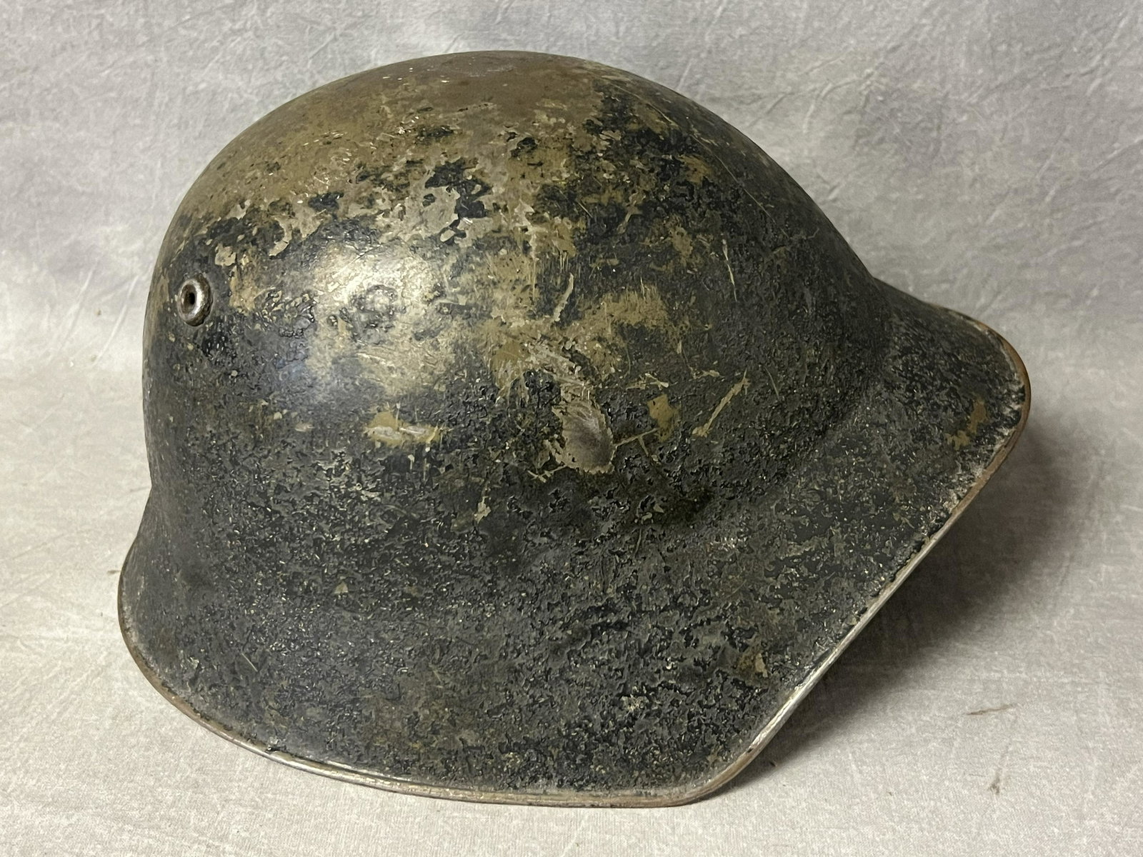 Vintage Steel Military Helmet WWII? - Marked A740682: Vintage Steel Military Helmet WWII? - Marked A740682