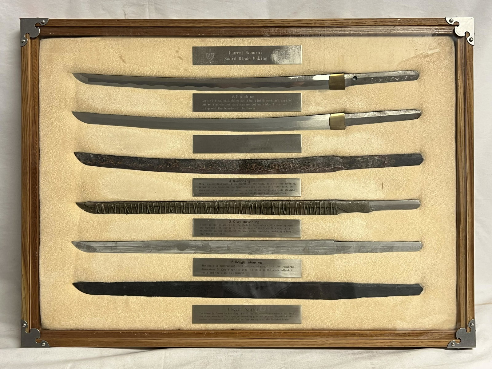 Hanwei Samurai Sword Blade Making Display - Hanwei Display Showing the Process of Forging & (1 of 7)