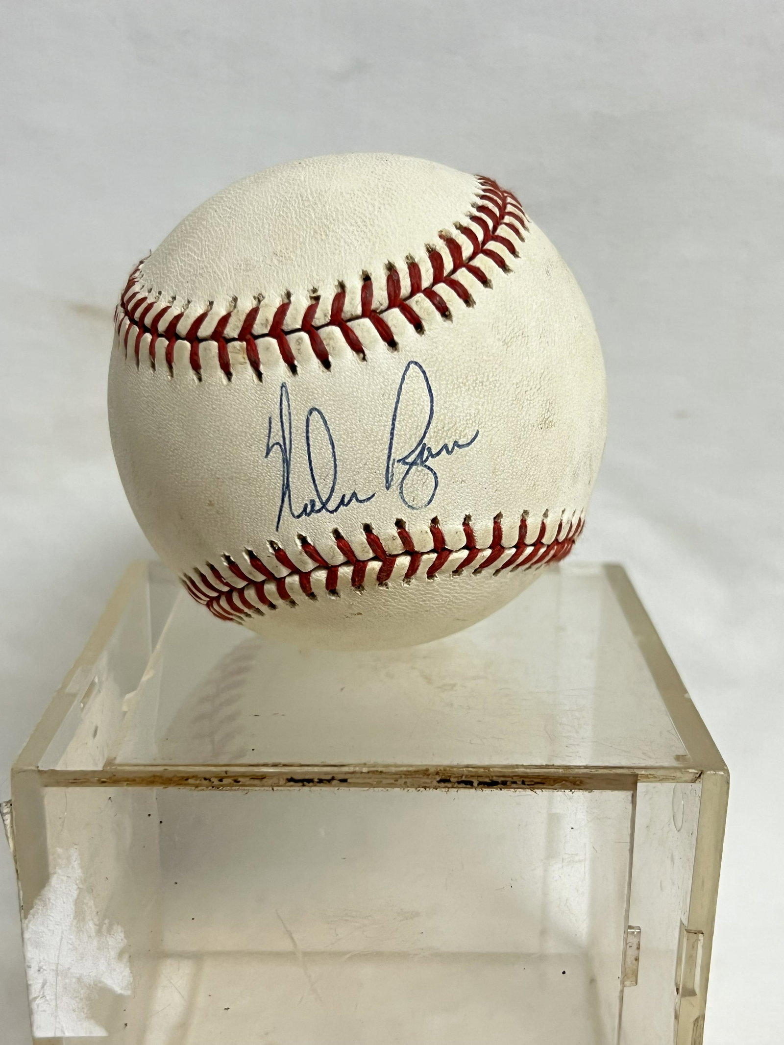 Autographed Nolan Ryan Official MLB Baseball (1 of 3)
