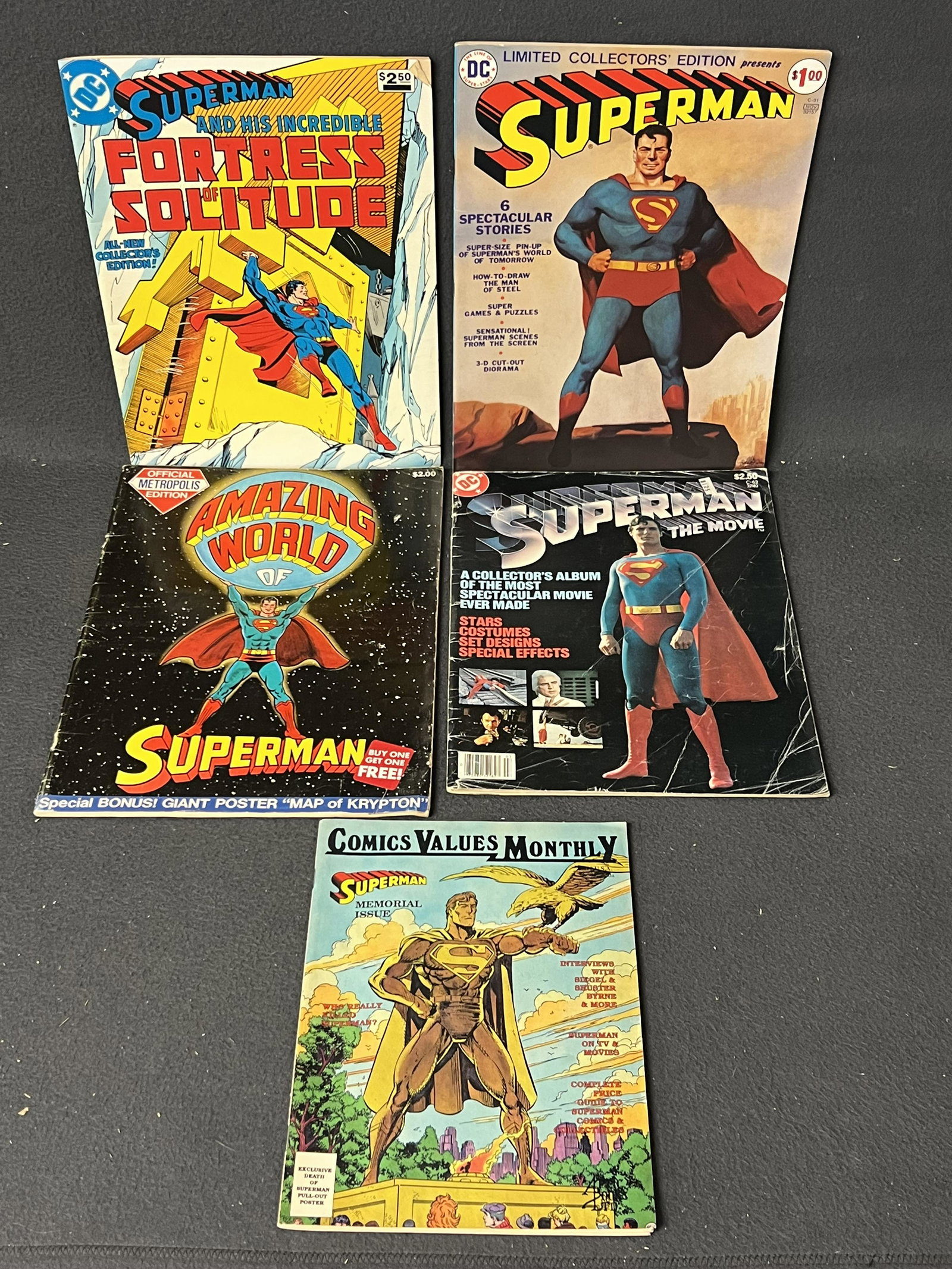 1970s-80s Superman Comic & Magazines - 1974 DC Limited Collectors Ed. Superman C-31, 1973 Amazing (1 of 20)
