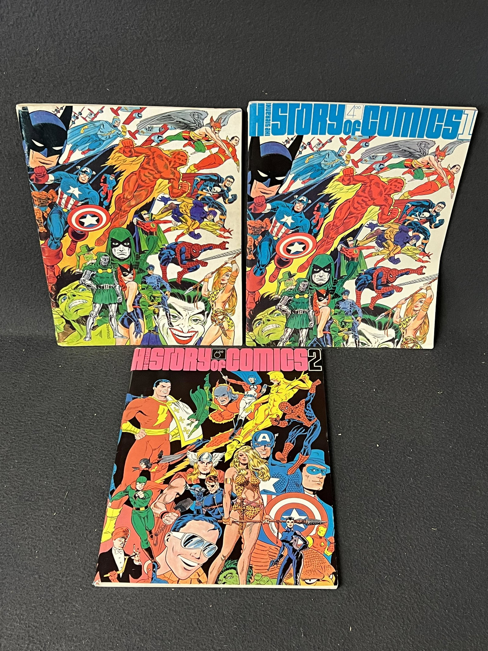 1970 Jim Steranko History of Comics (2)#1 + #2 (1 of 15)