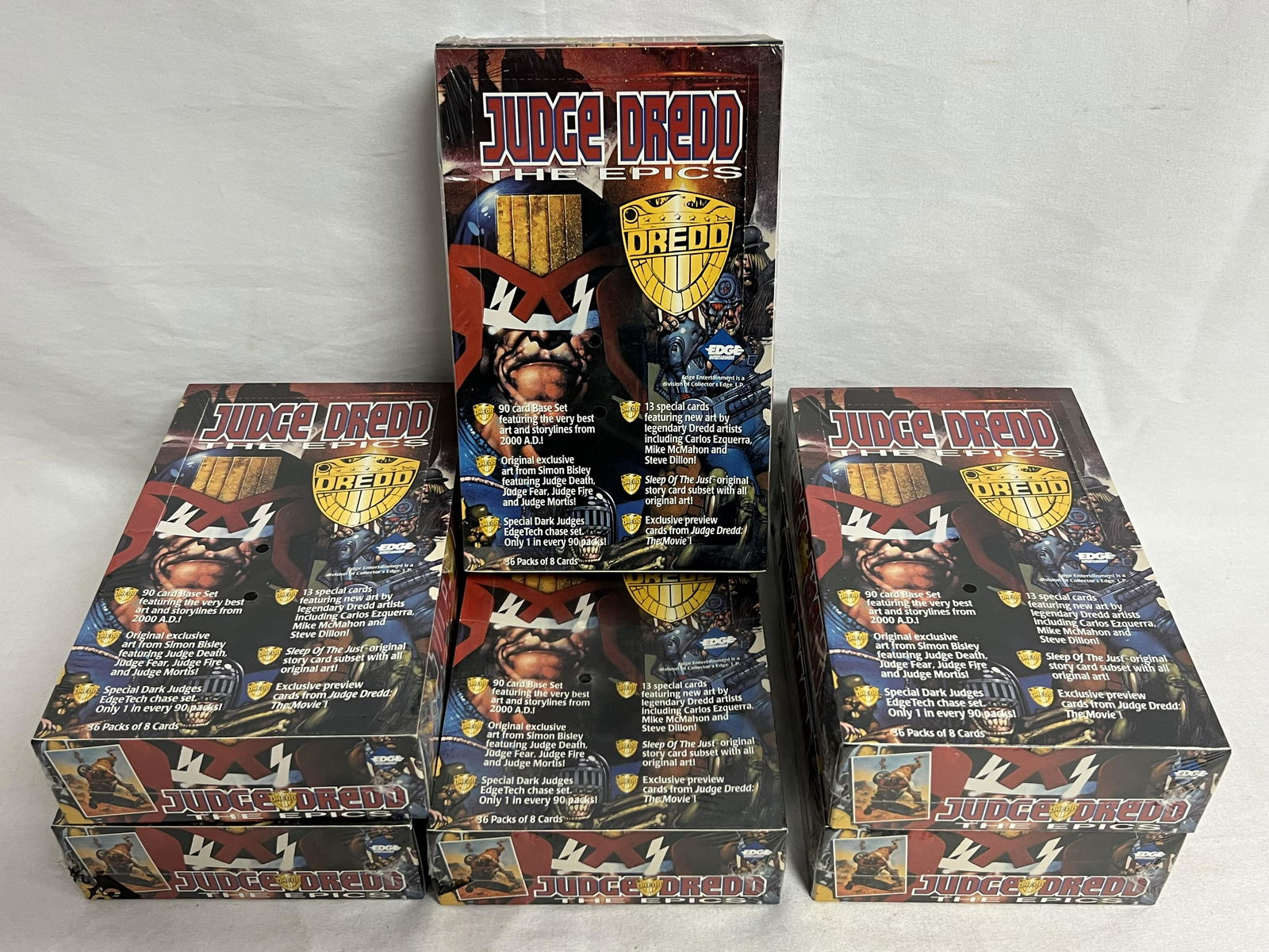 (6)Sealed Judge Dredd Epics Trading Cards - All Factory Sealed Hobby Boxes (1 of 3)