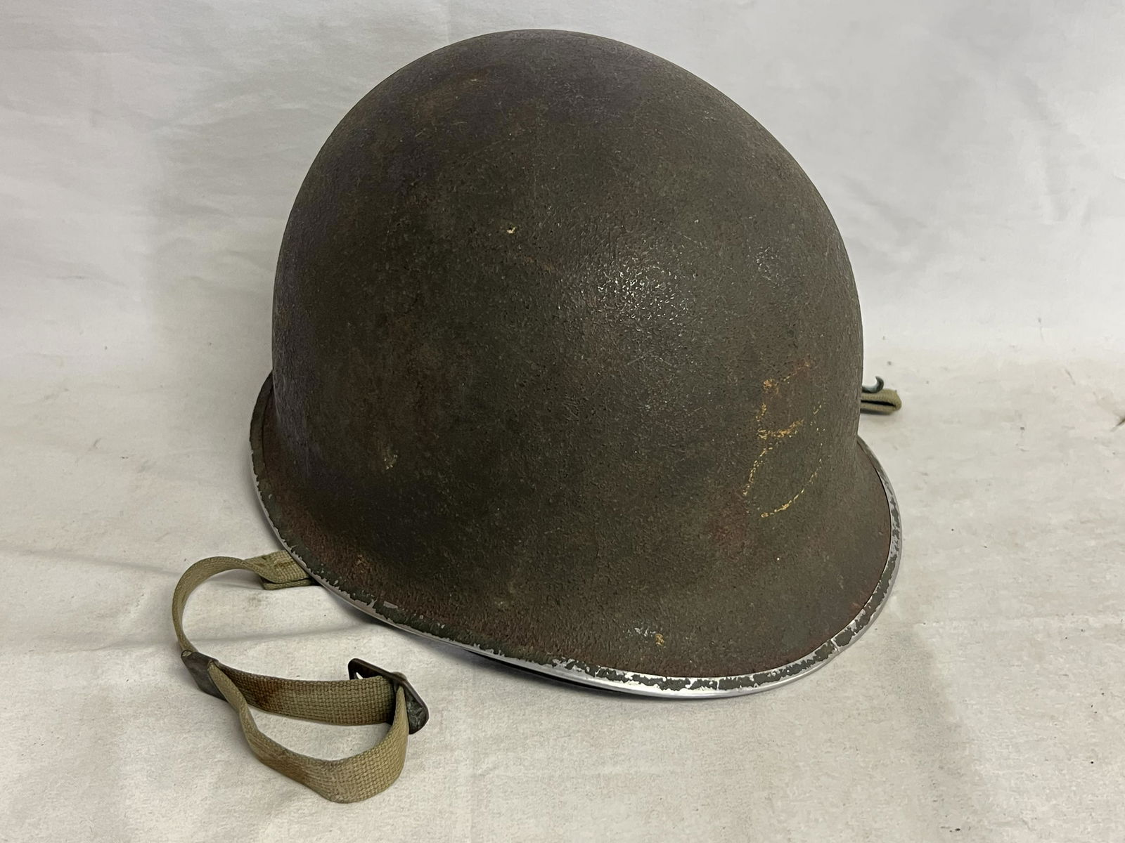 WWII US Army M1 Helmet w/ Liner - Capac Liner (1 of 4)