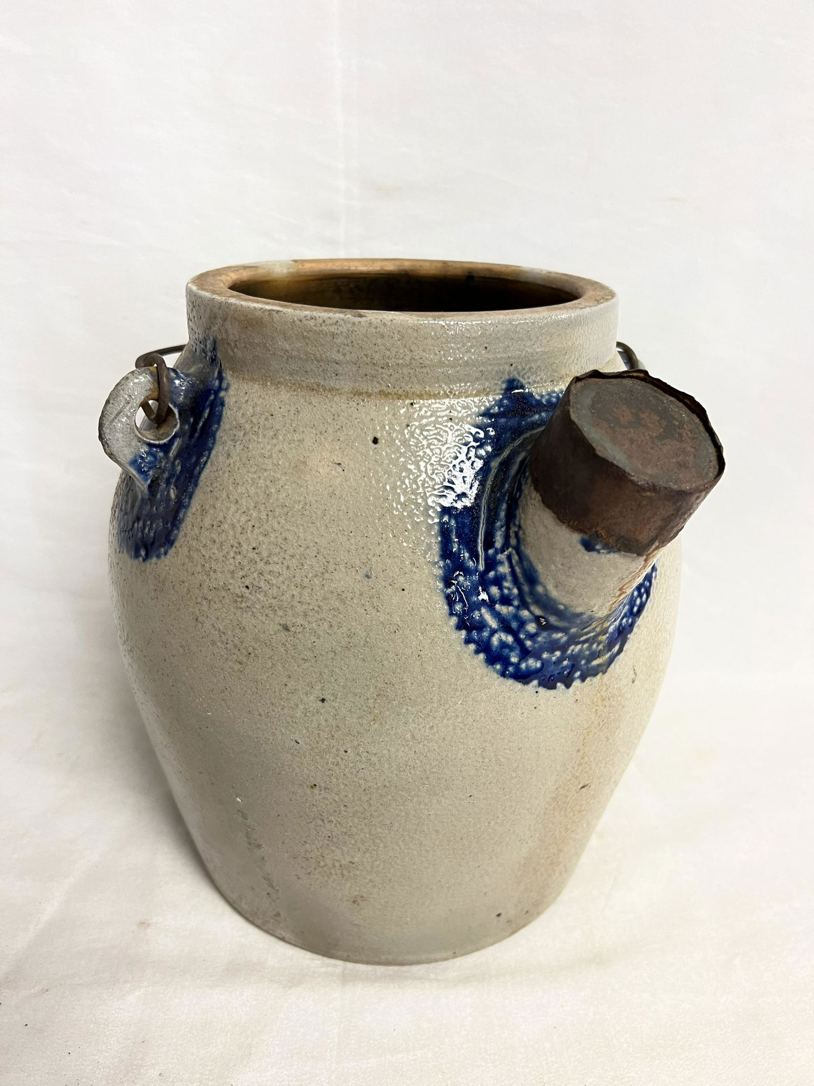 Atq Pennsylvania Stoneware Batter Jug - Approx 9.75'' Tall (1 of 6)