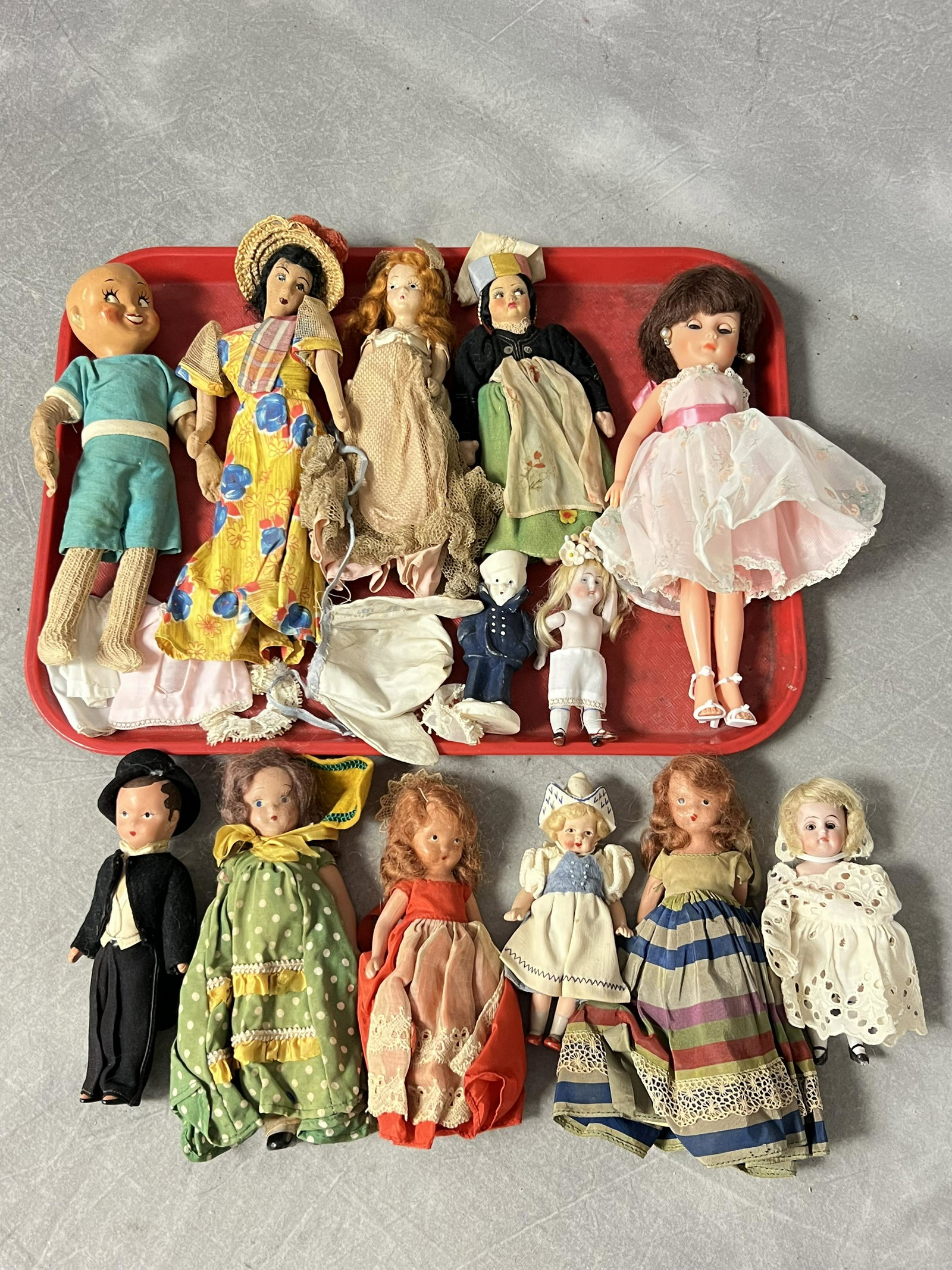 Asst Atq/ Vtg Dolls, Various Makers - Atq Porcelain, Miniature & More (1 of 9)