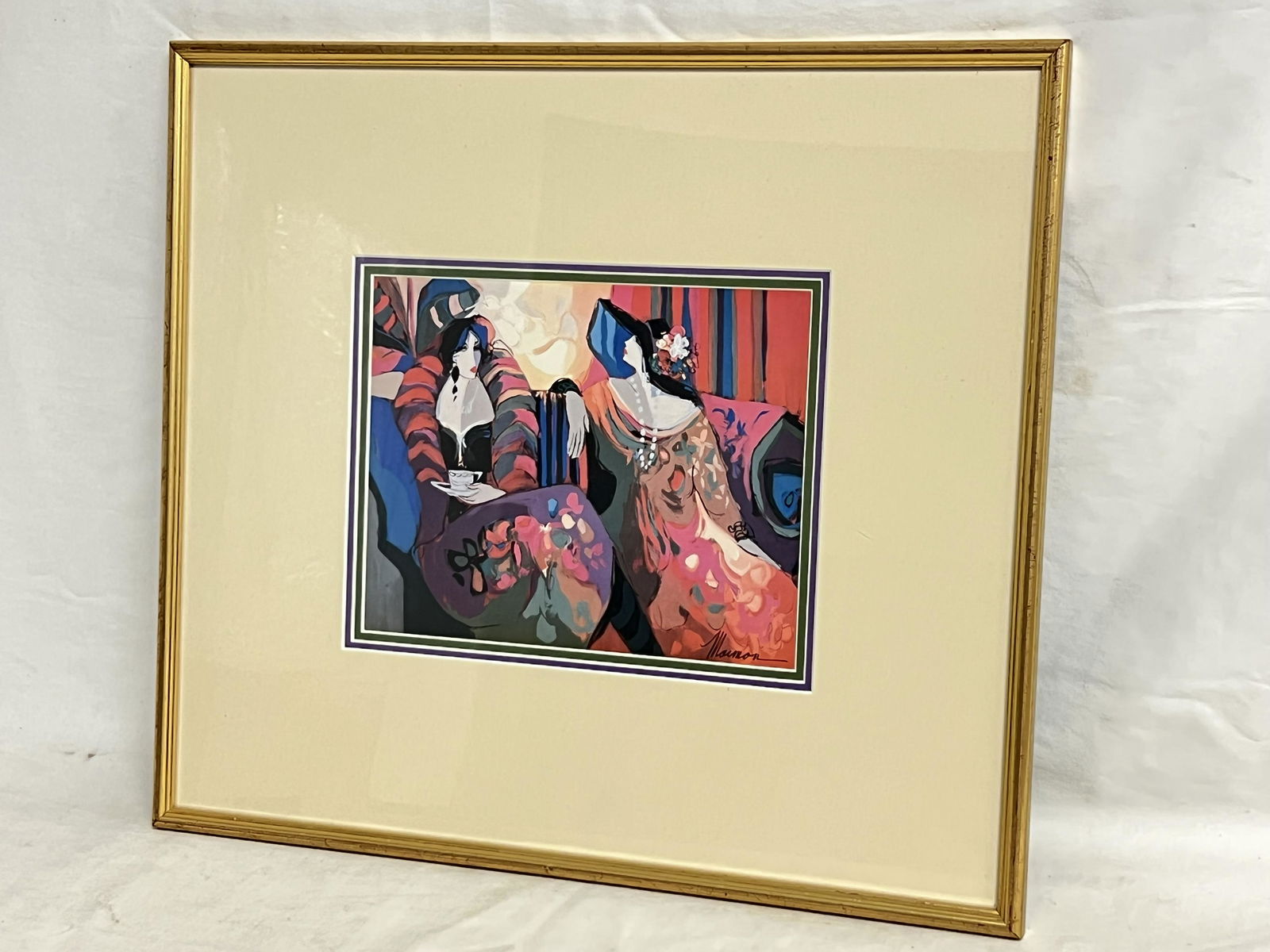 Isaac Maimon Lithograph, 19.5'' x 17.5'' - Proffesionally Framed / Matted (1 of 3)