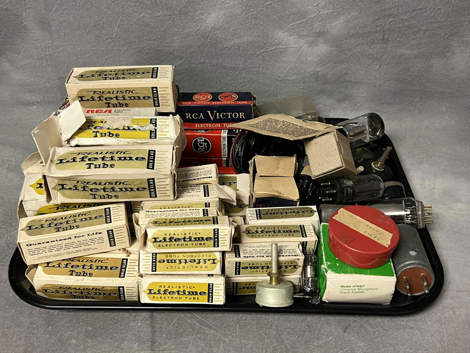 Vtg Election Tubes Radio + Asst Electronic - RCA Cunningham, Realistic Lifetime (Not All Tested) (1 of 4)