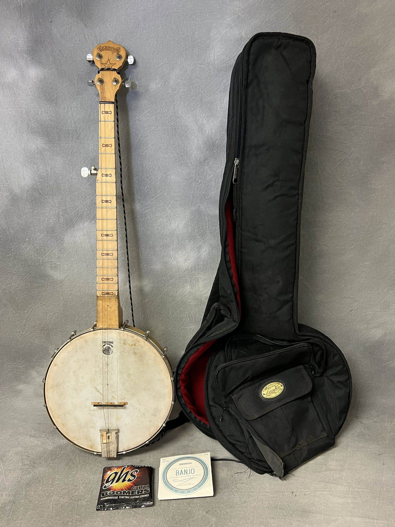 Deering Goodtime 5 String Open Back Banjo - Case & Strings (Needs to be Restrung) (1 of 6)